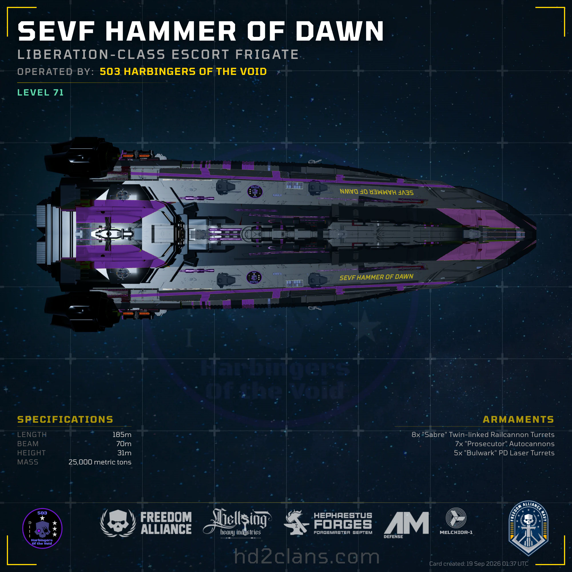 SEVF Hammer of Dawn