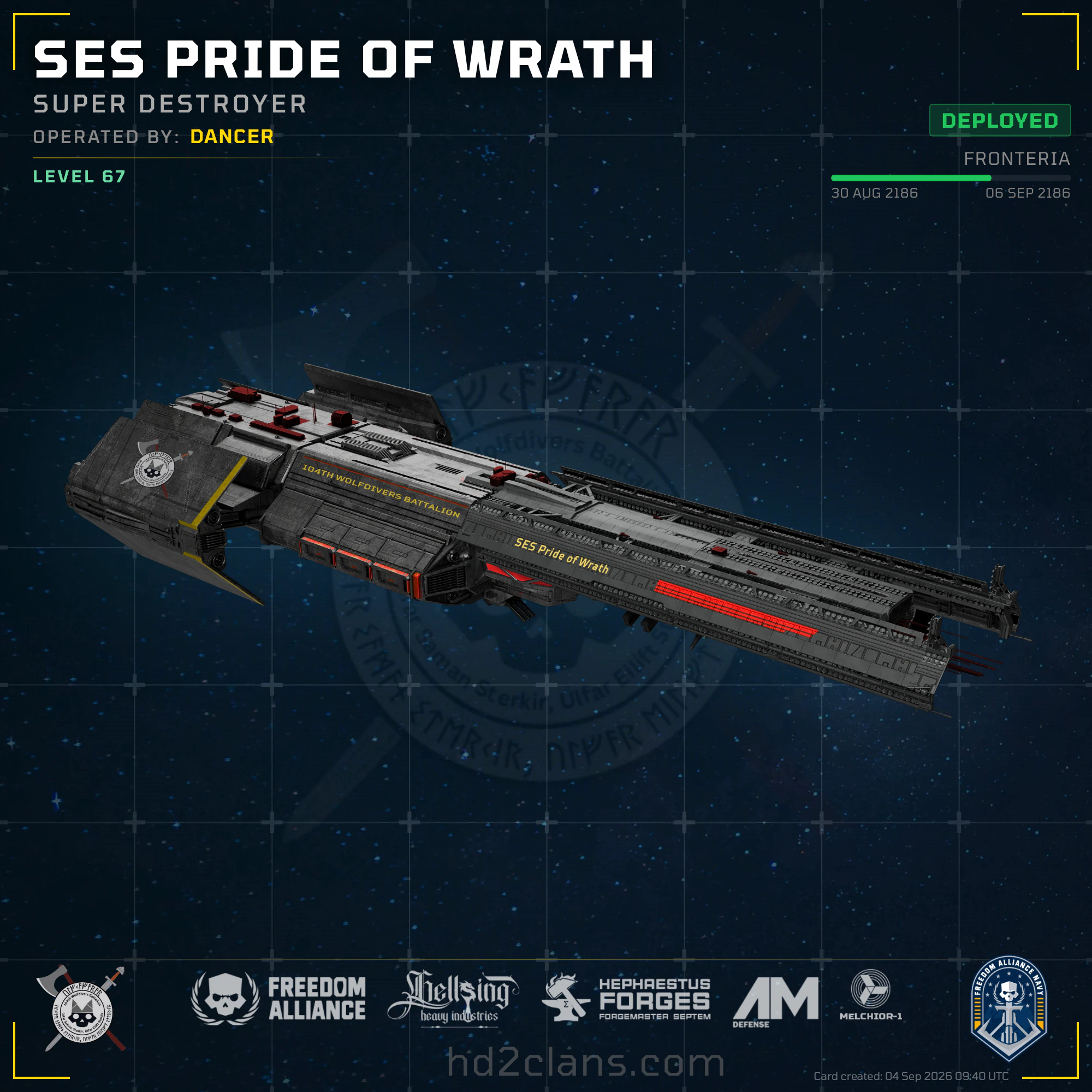 SES Pride of Wrath