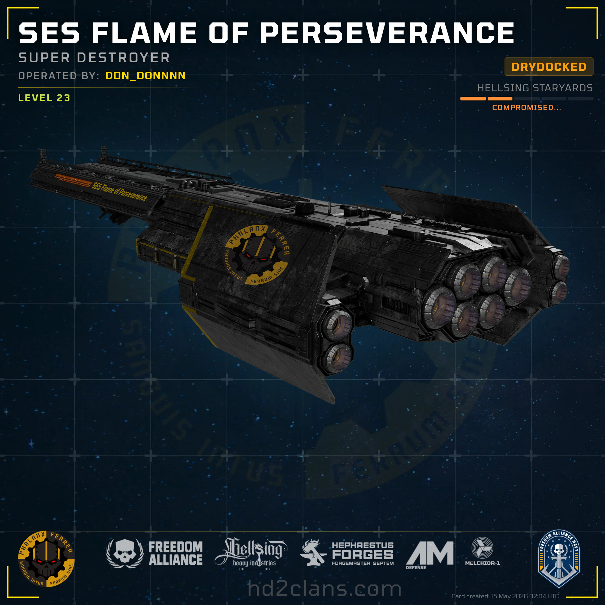 SES Flame of Perseverance