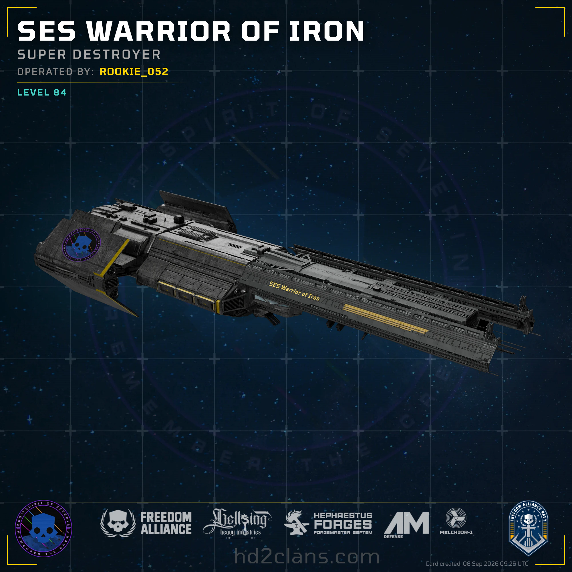 SES Warrior of Iron
