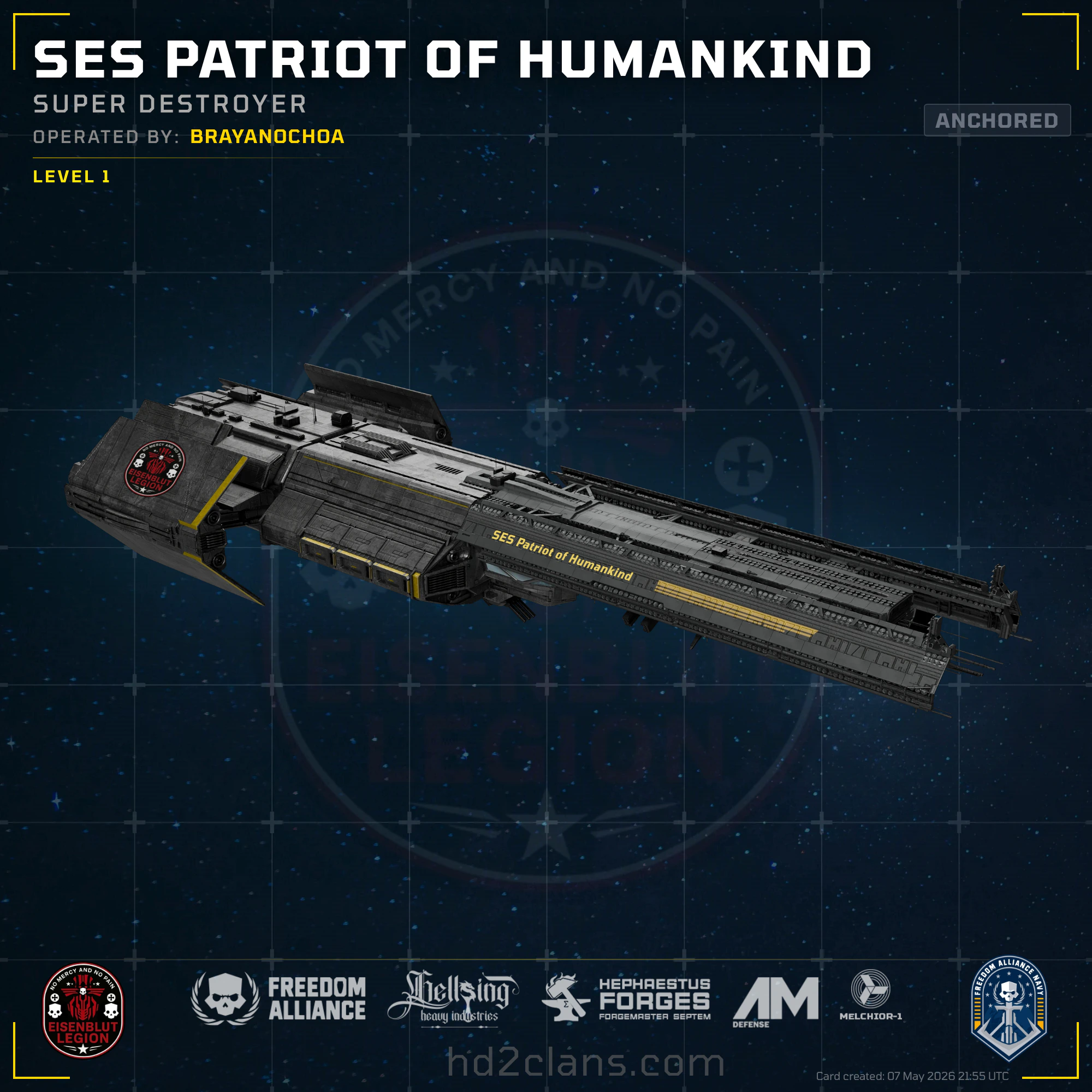 SES Patriot of Humankind