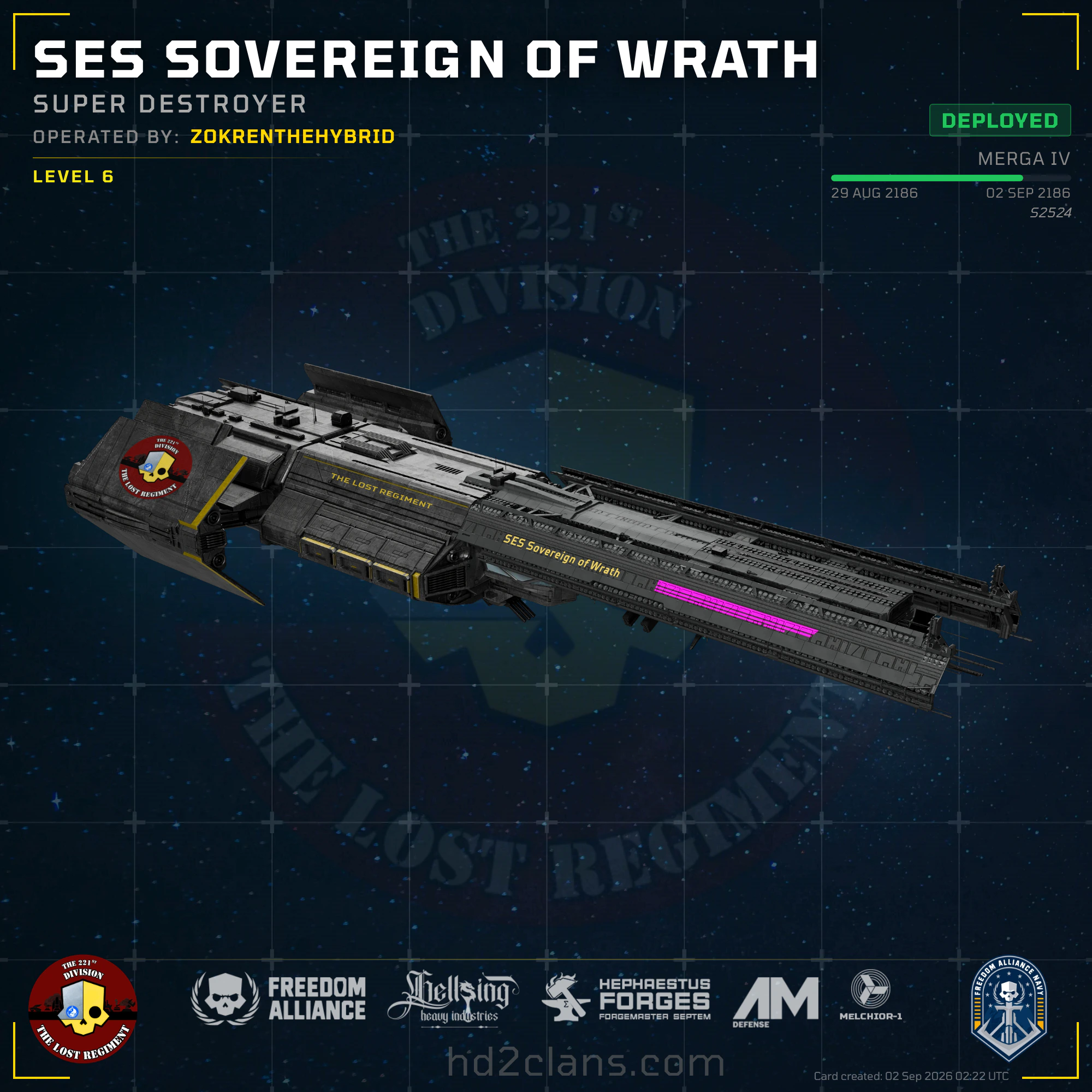 SES Sovereign of Wrath