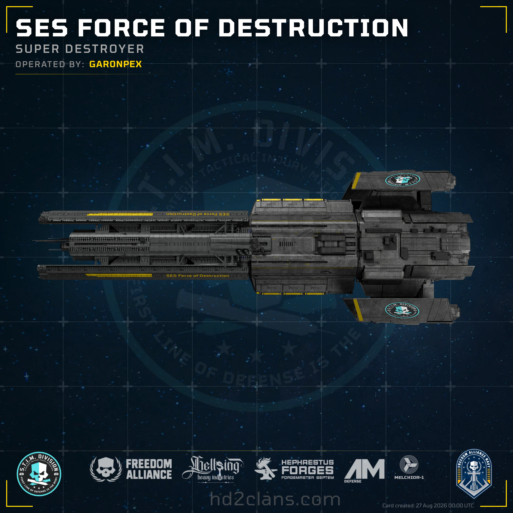 SES Force of Destruction