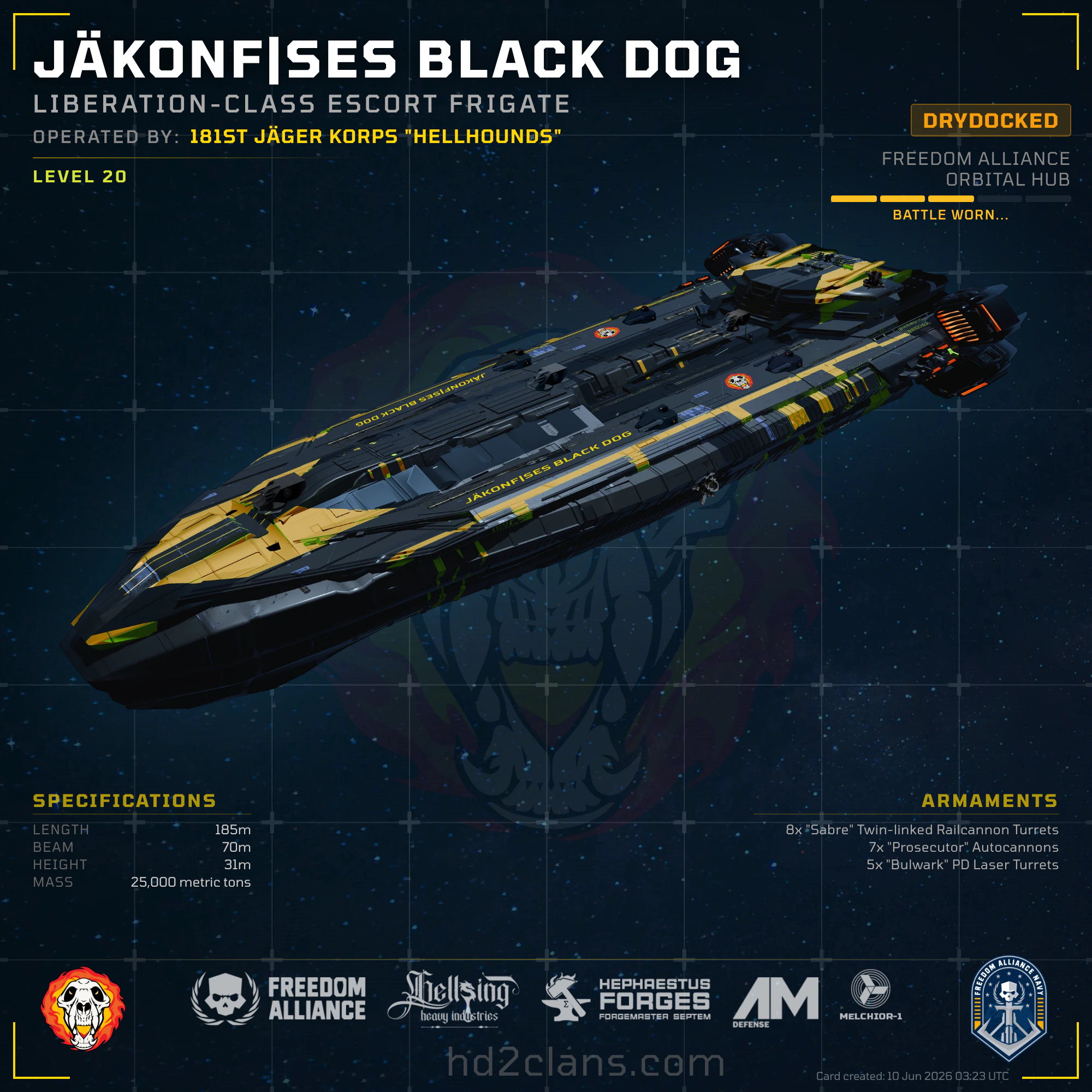 JÄKONF|SES Black Dog