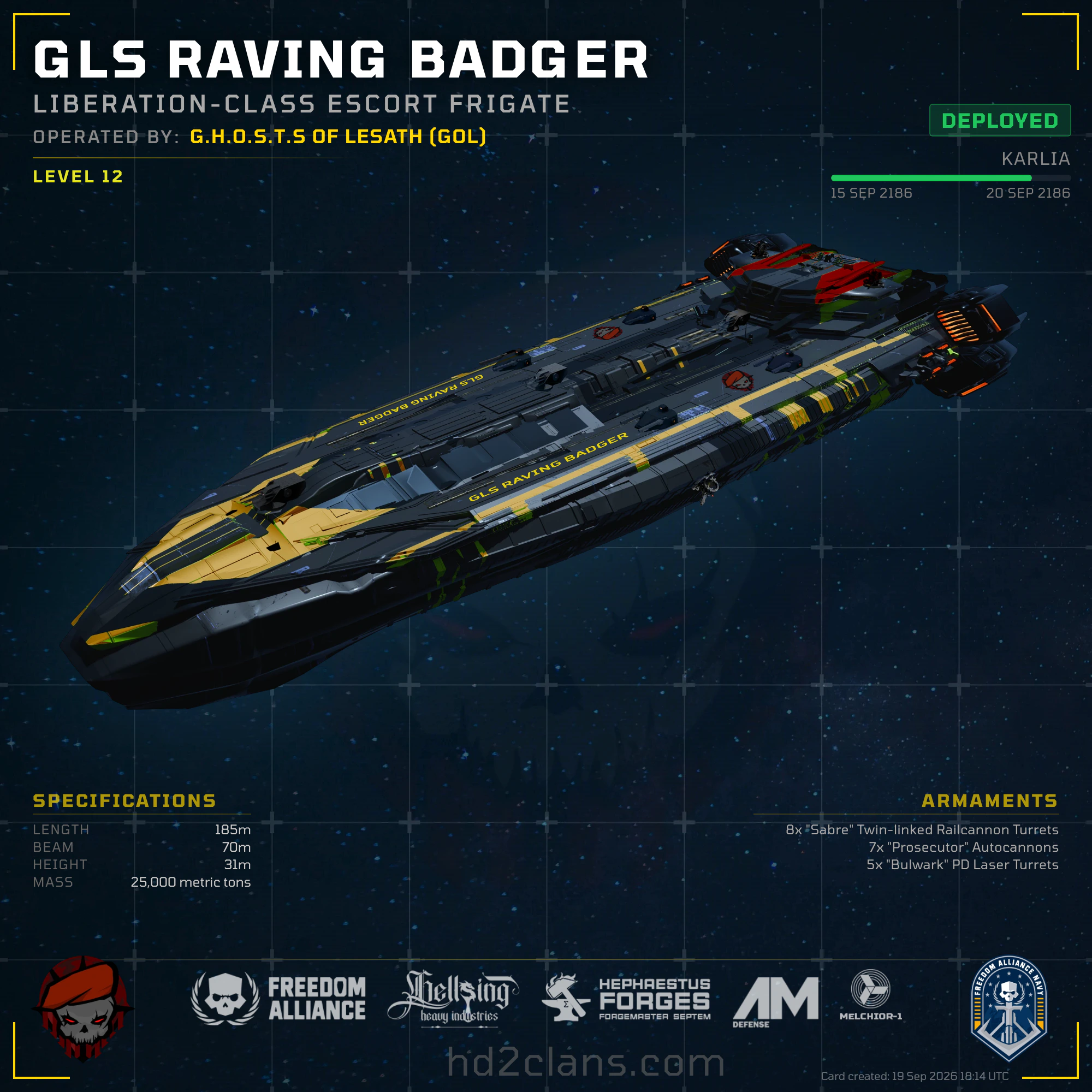 GLS Raving Badger
