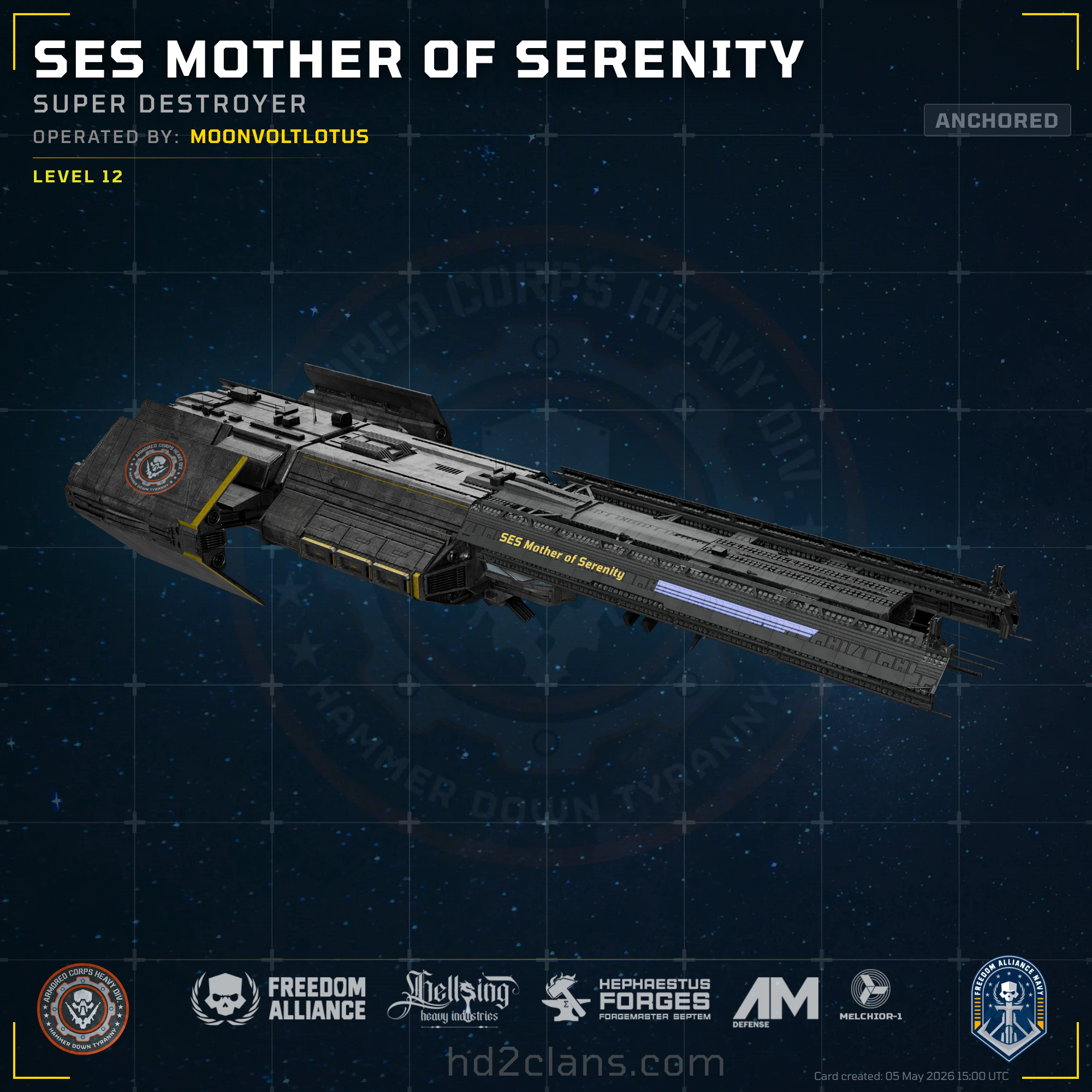 SES Mother of Serenity