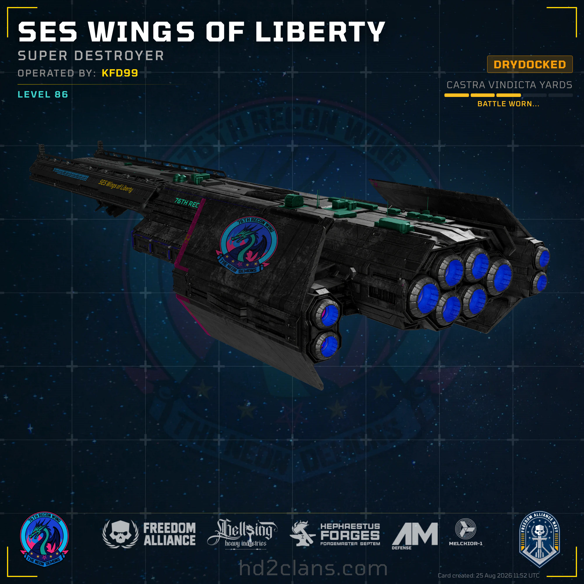 SES Wings of Liberty