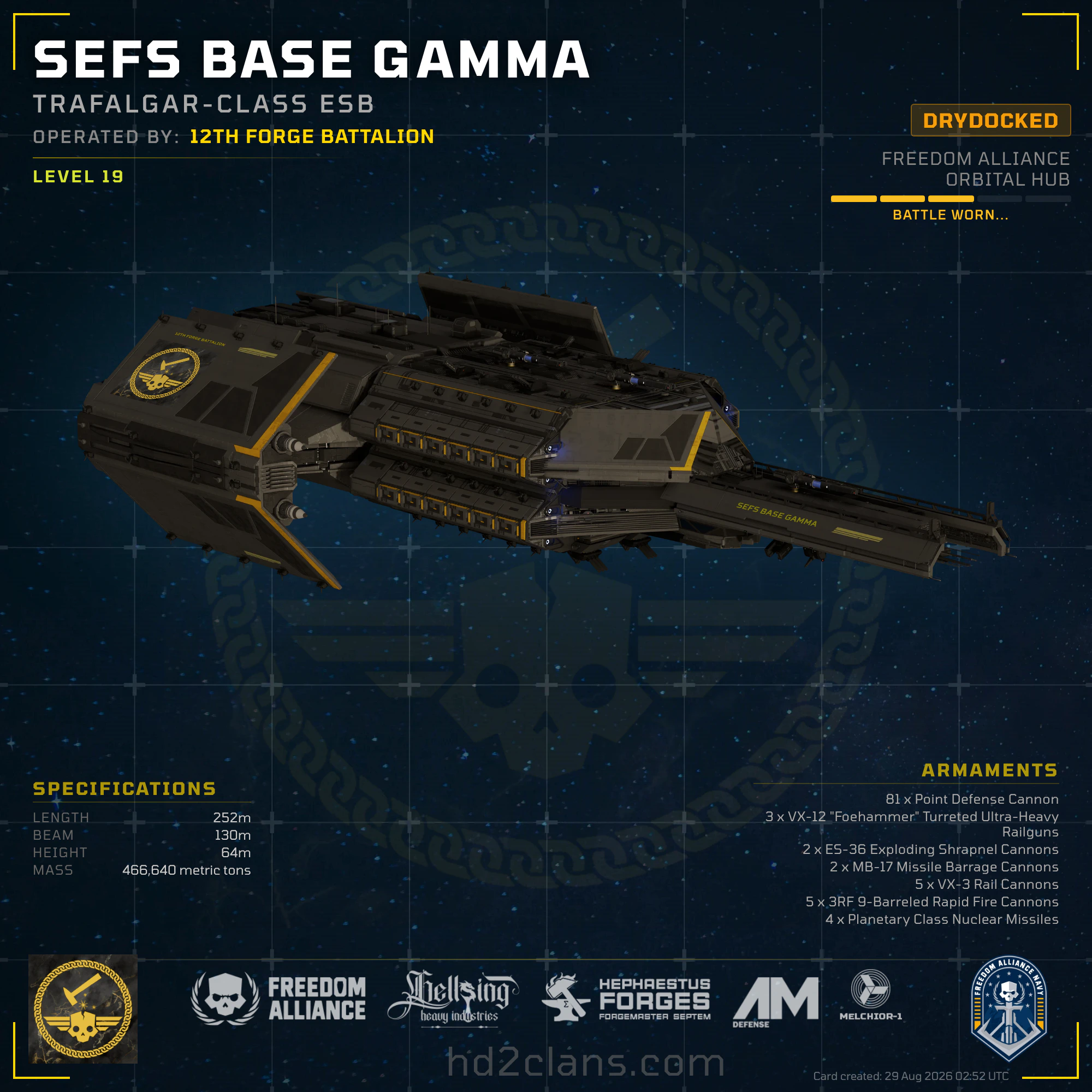 SEFS Base Gamma