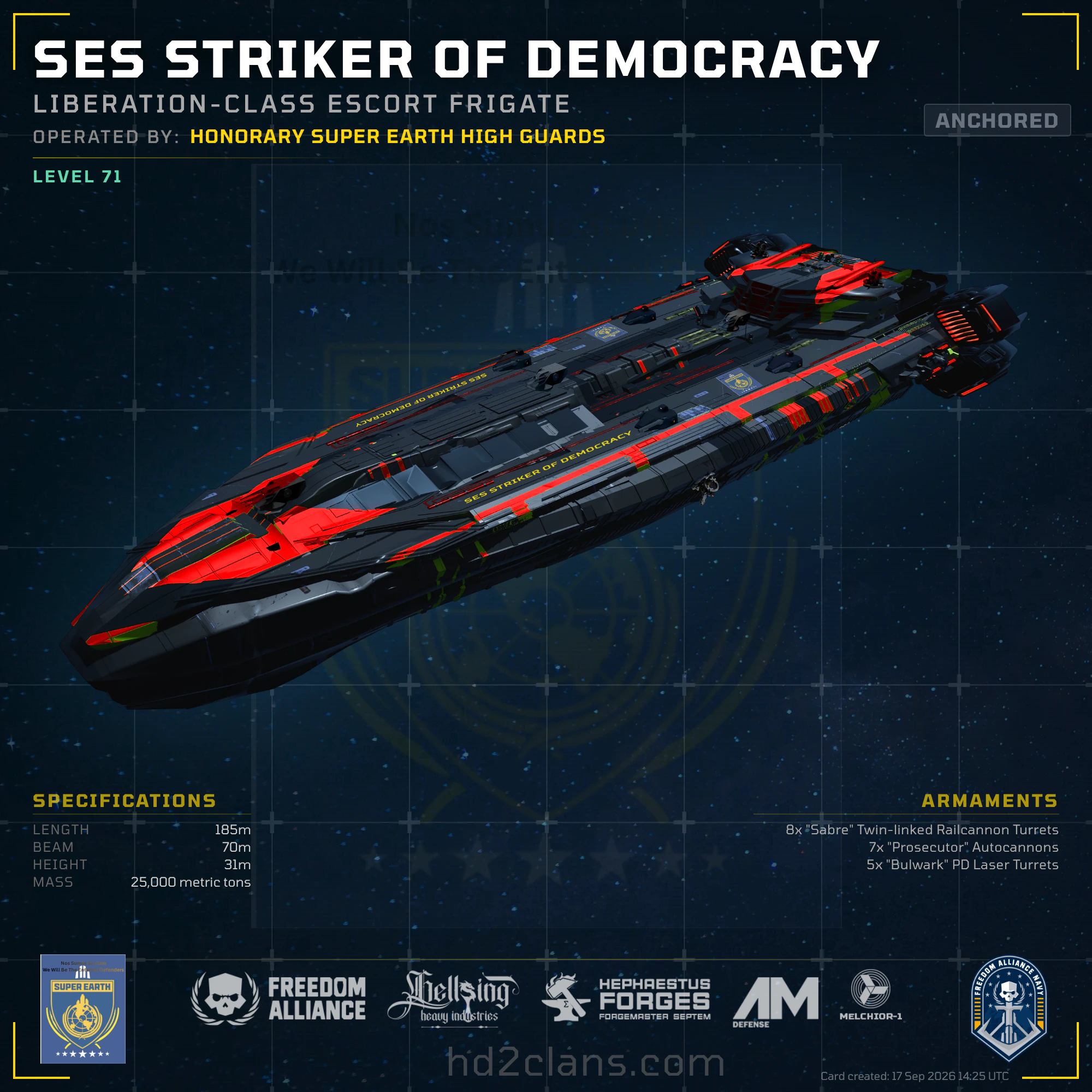 SES Striker of Democracy