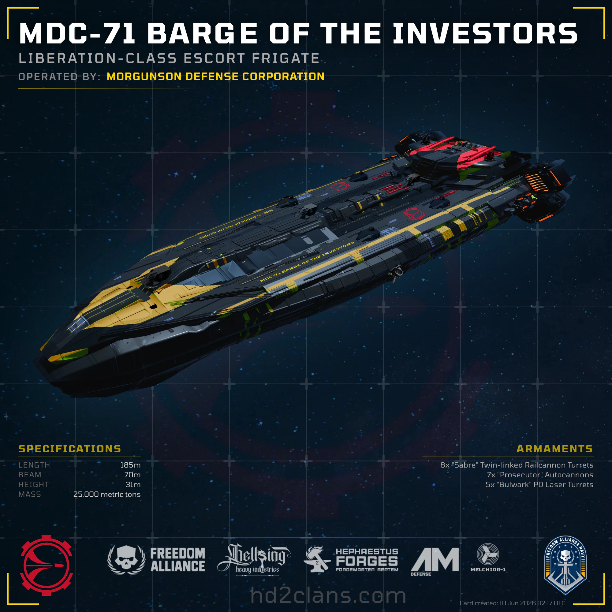 MDC-71 Barge of the Investors