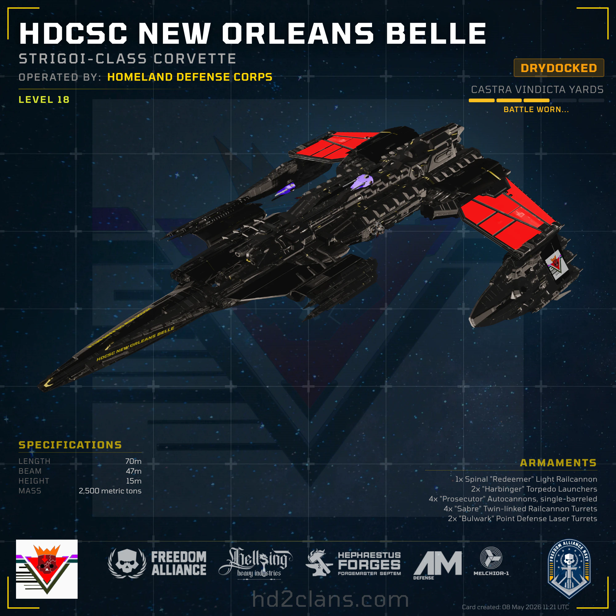 HDCSC New Orleans Belle