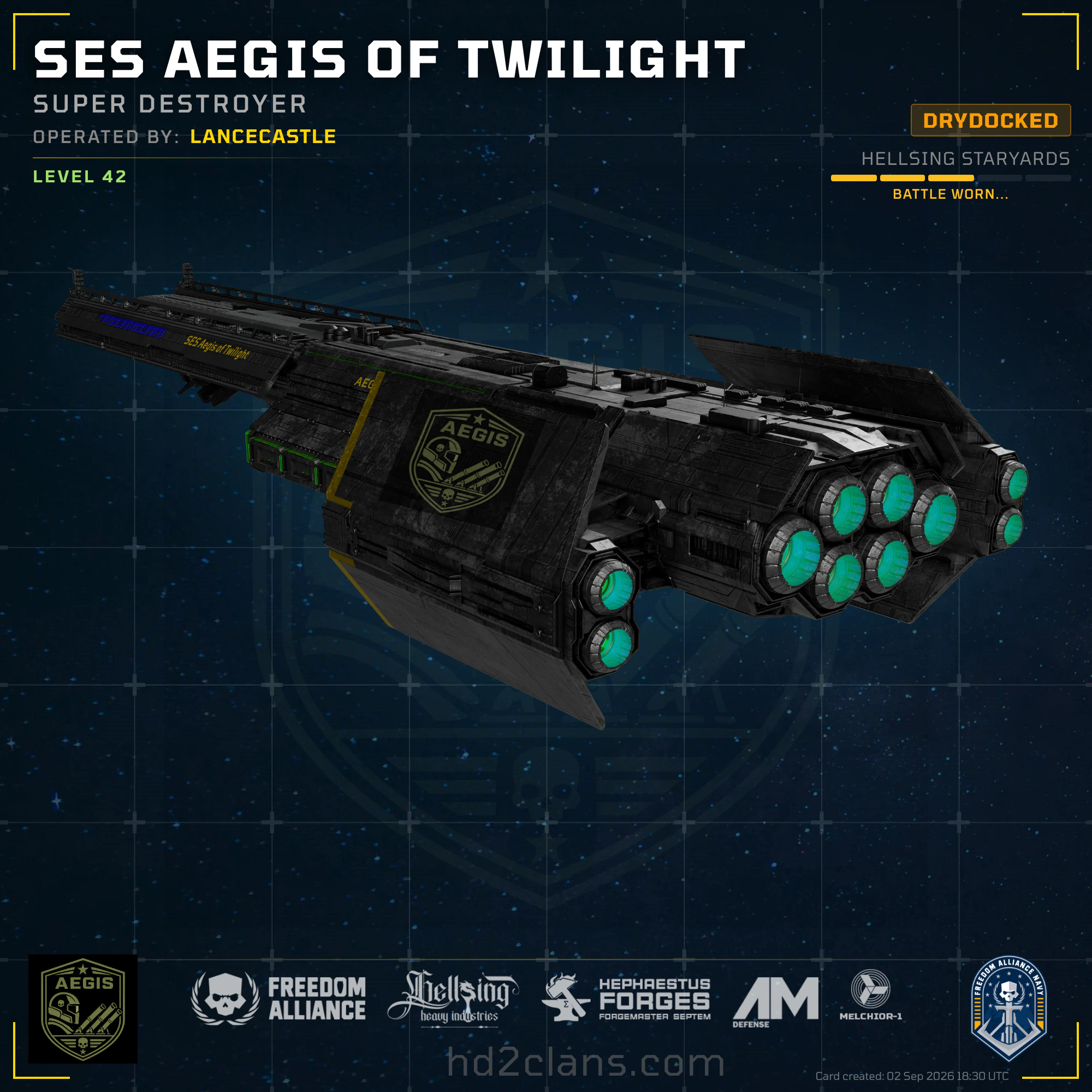 SES Aegis of Twilight