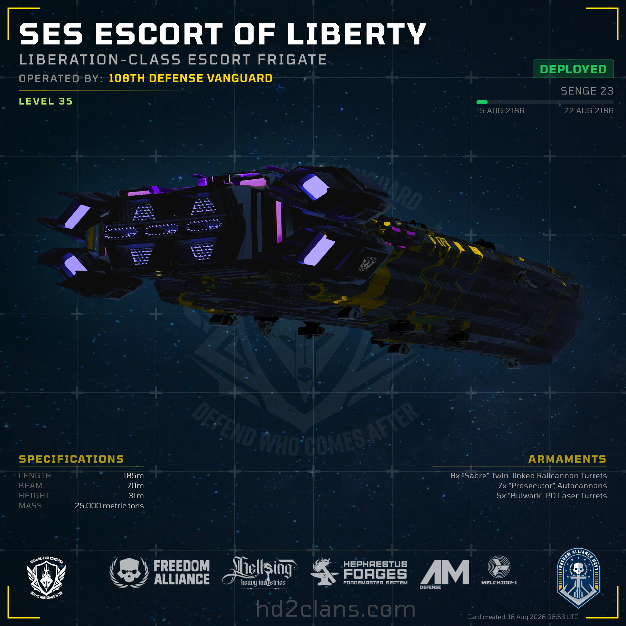 SES Escort of Liberty
