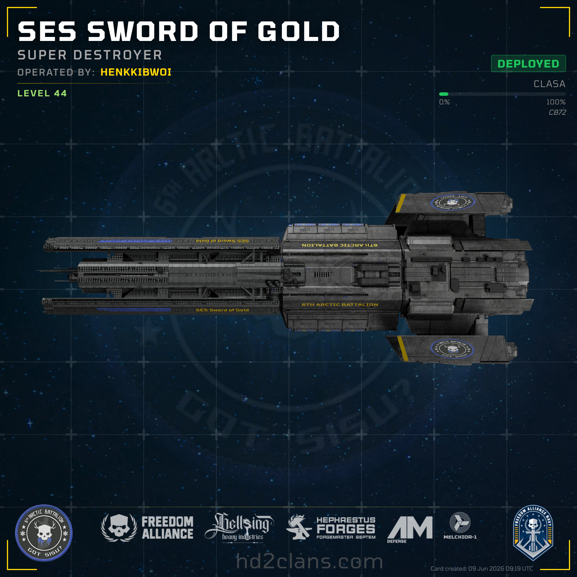 SES Sword of Gold