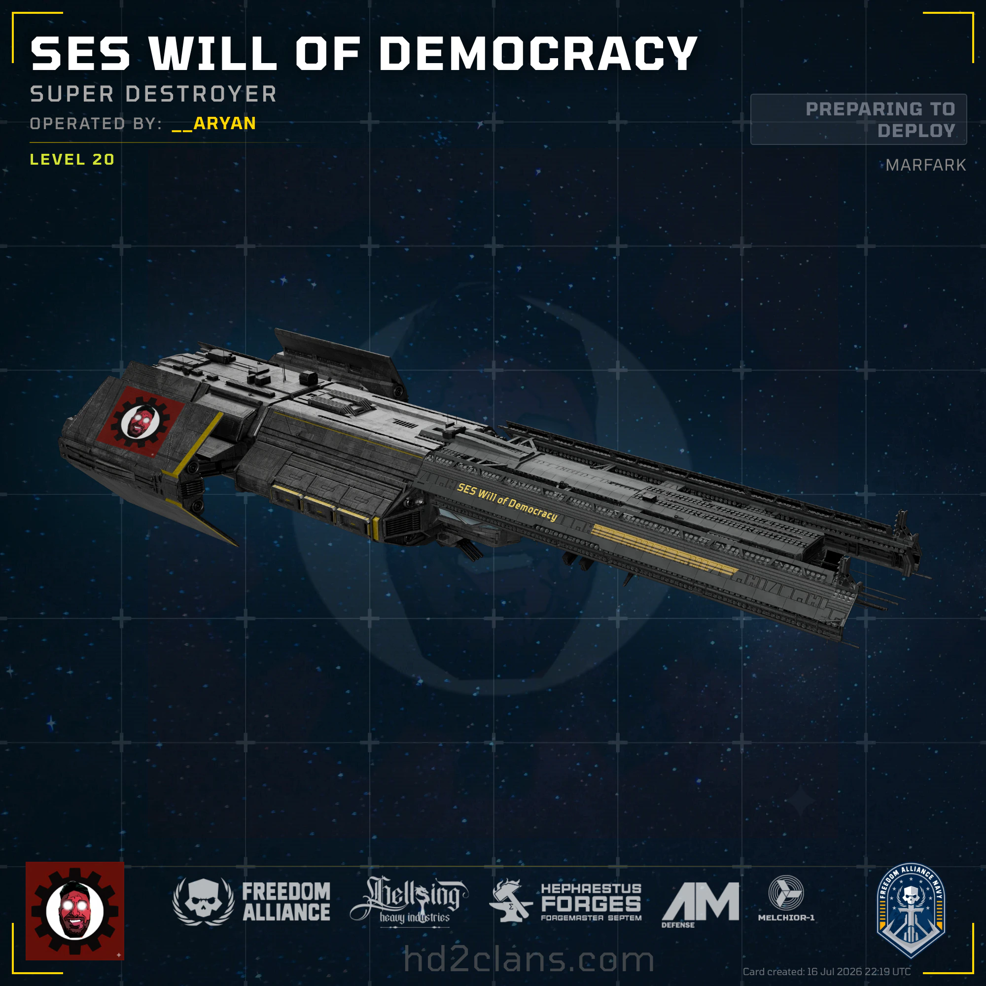 SES Will of Democracy