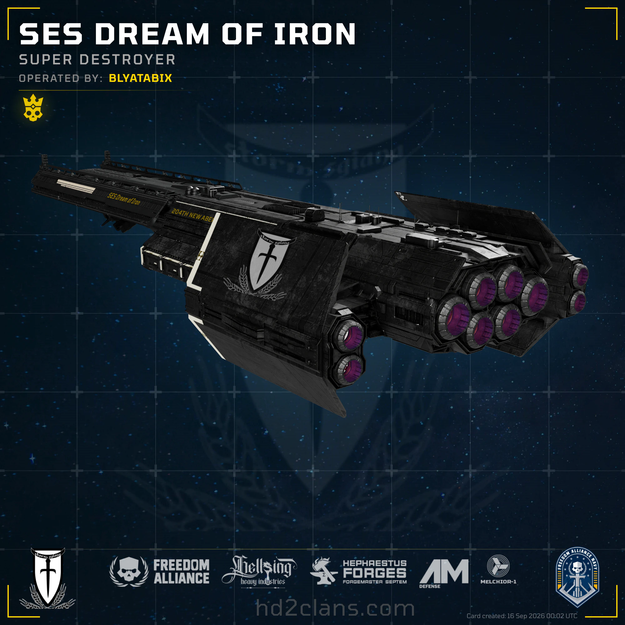 SES Dream of Iron