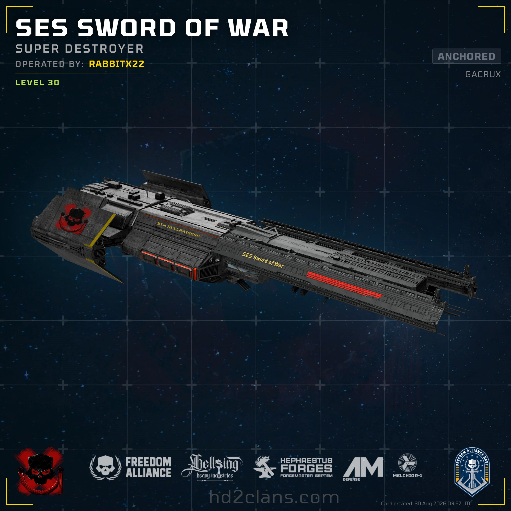 SES Sword of War