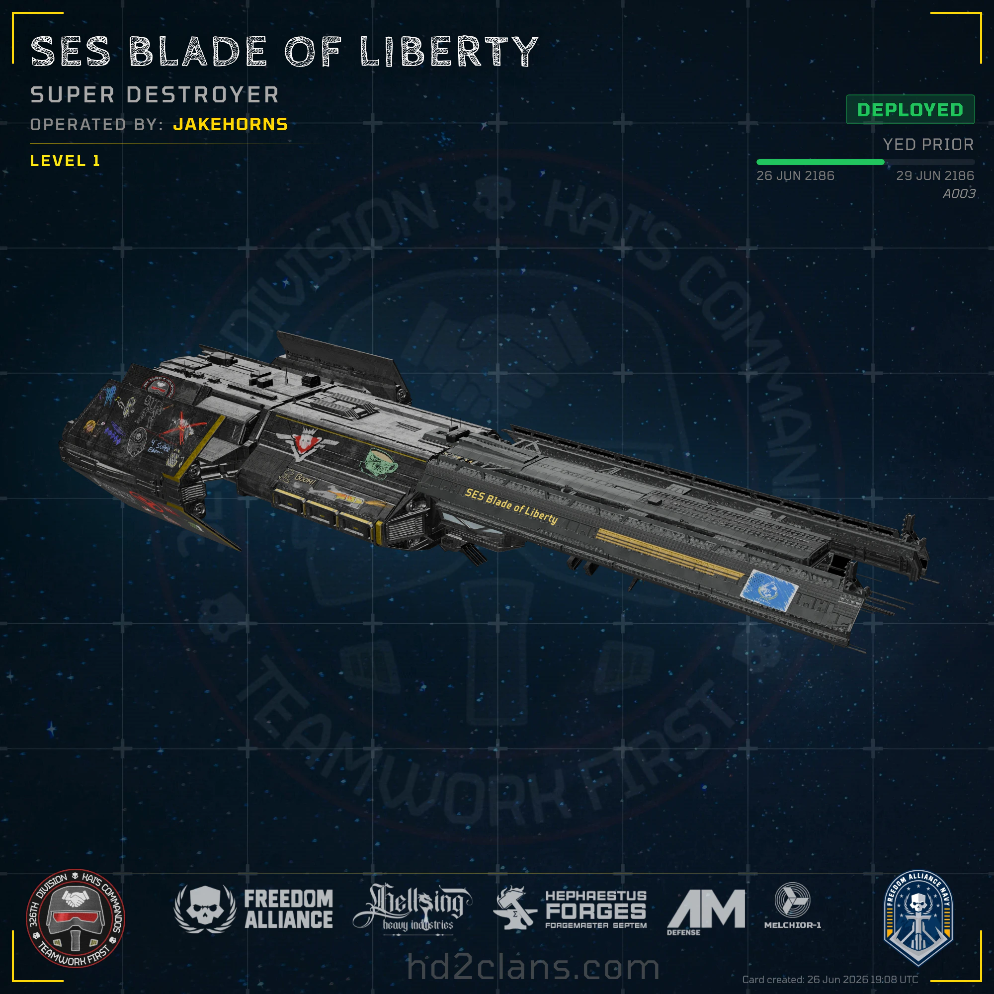 SES Blade of Liberty