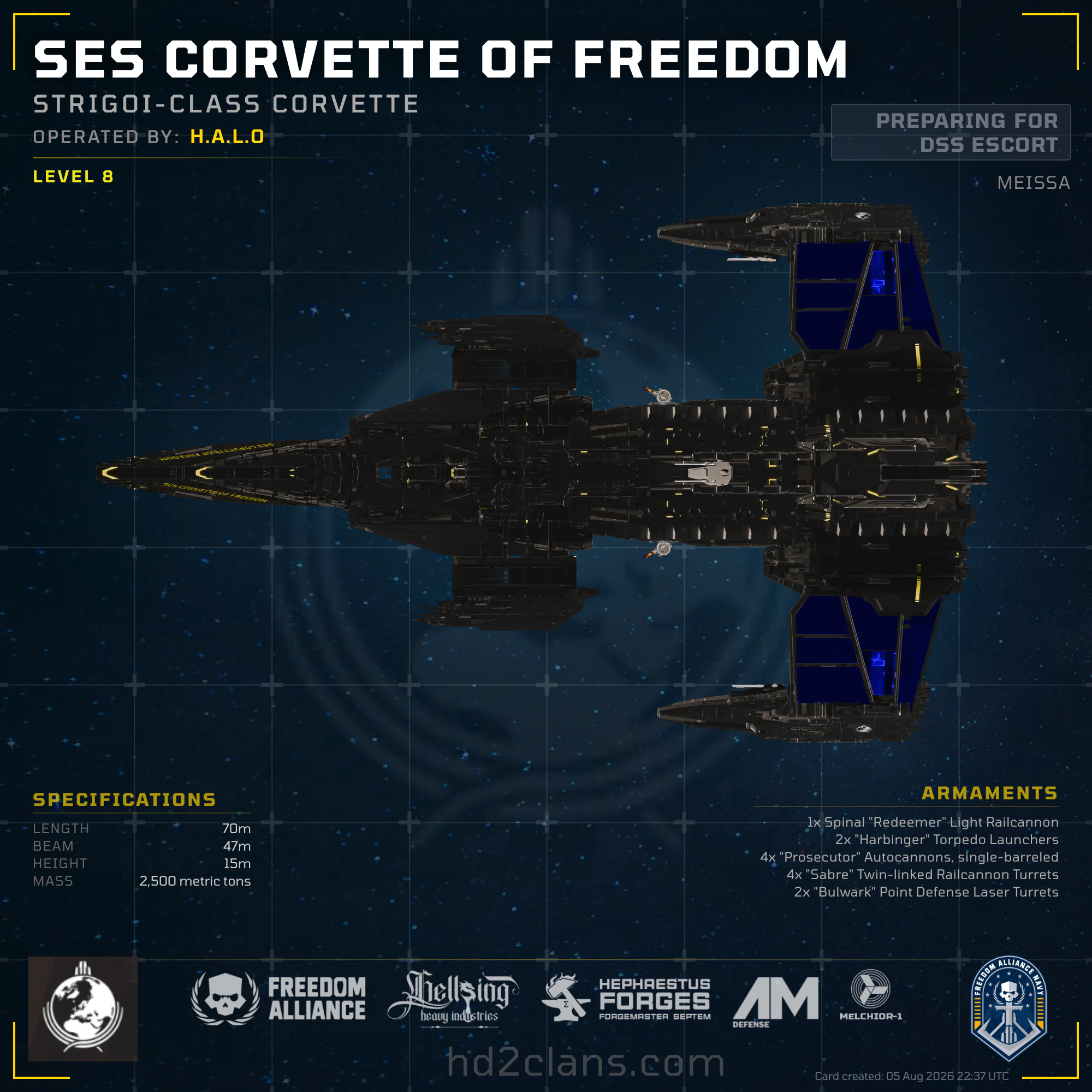 SES CORVETTE OF FREEDOM