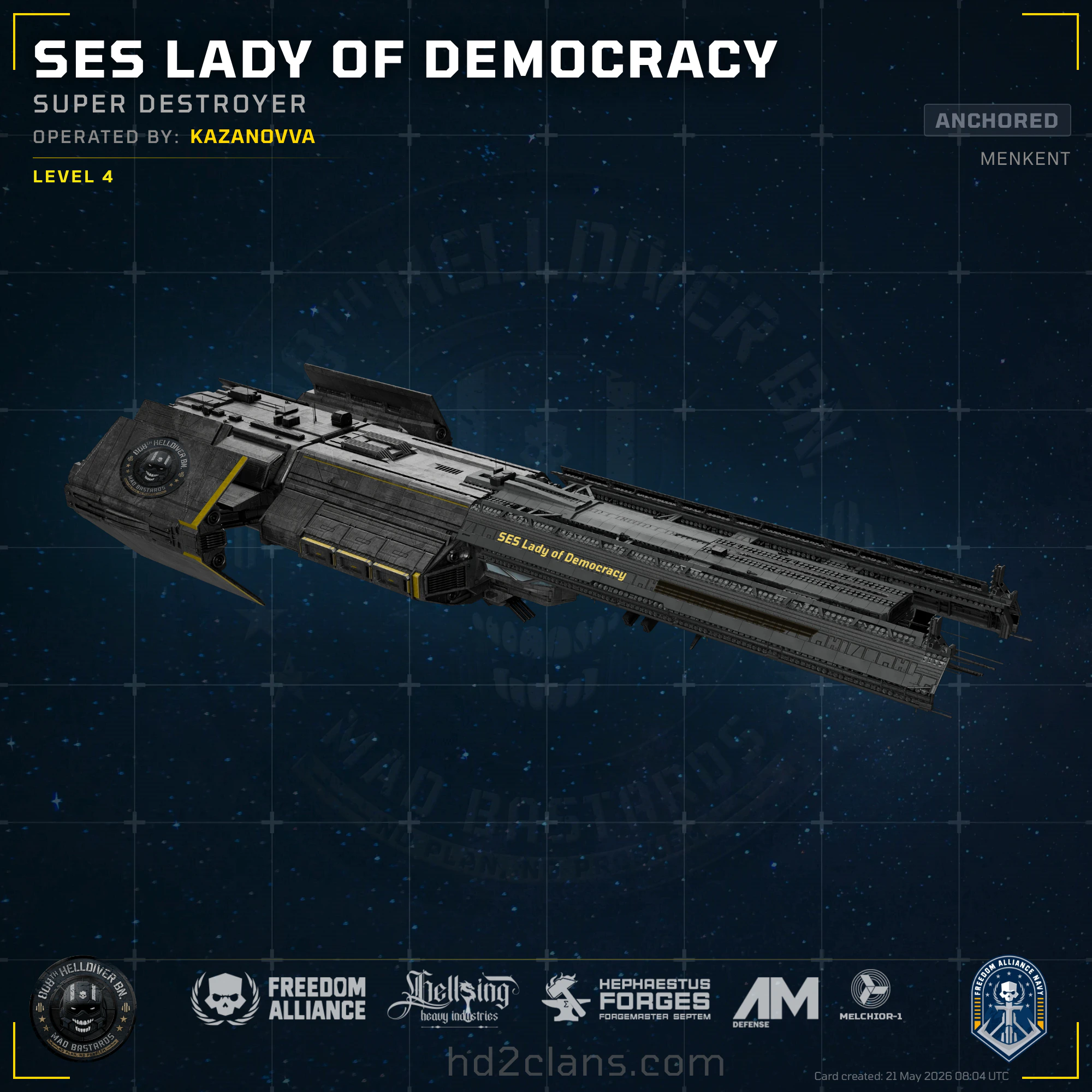 SES Lady of Democracy