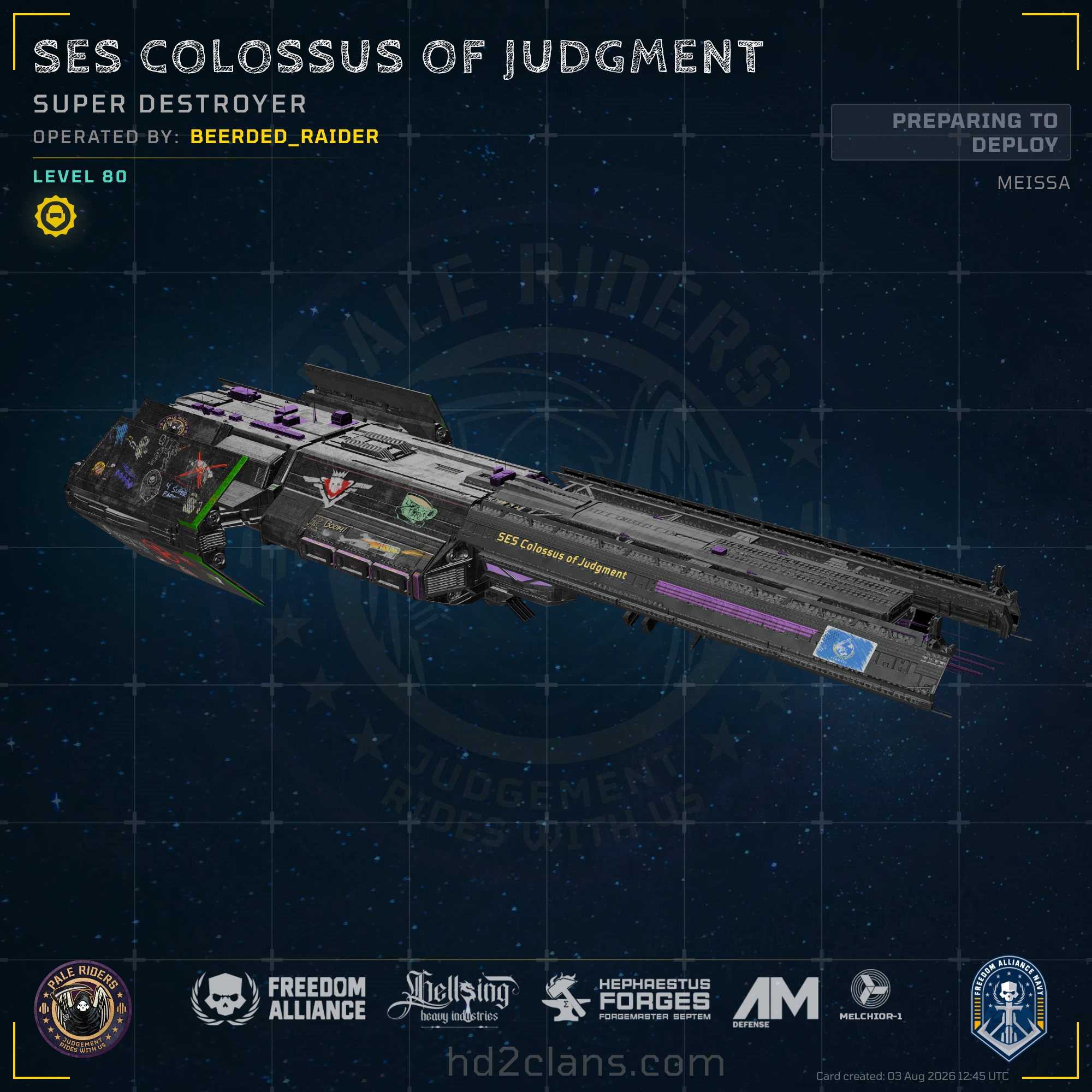 SES Colossus of Judgment