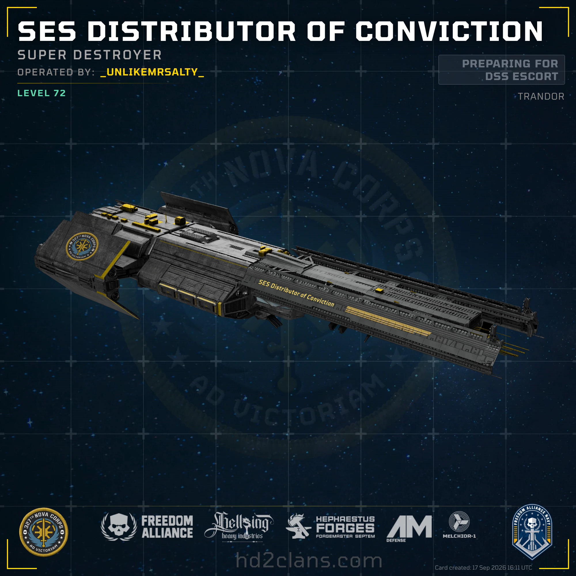 SES Distributor of Conviction