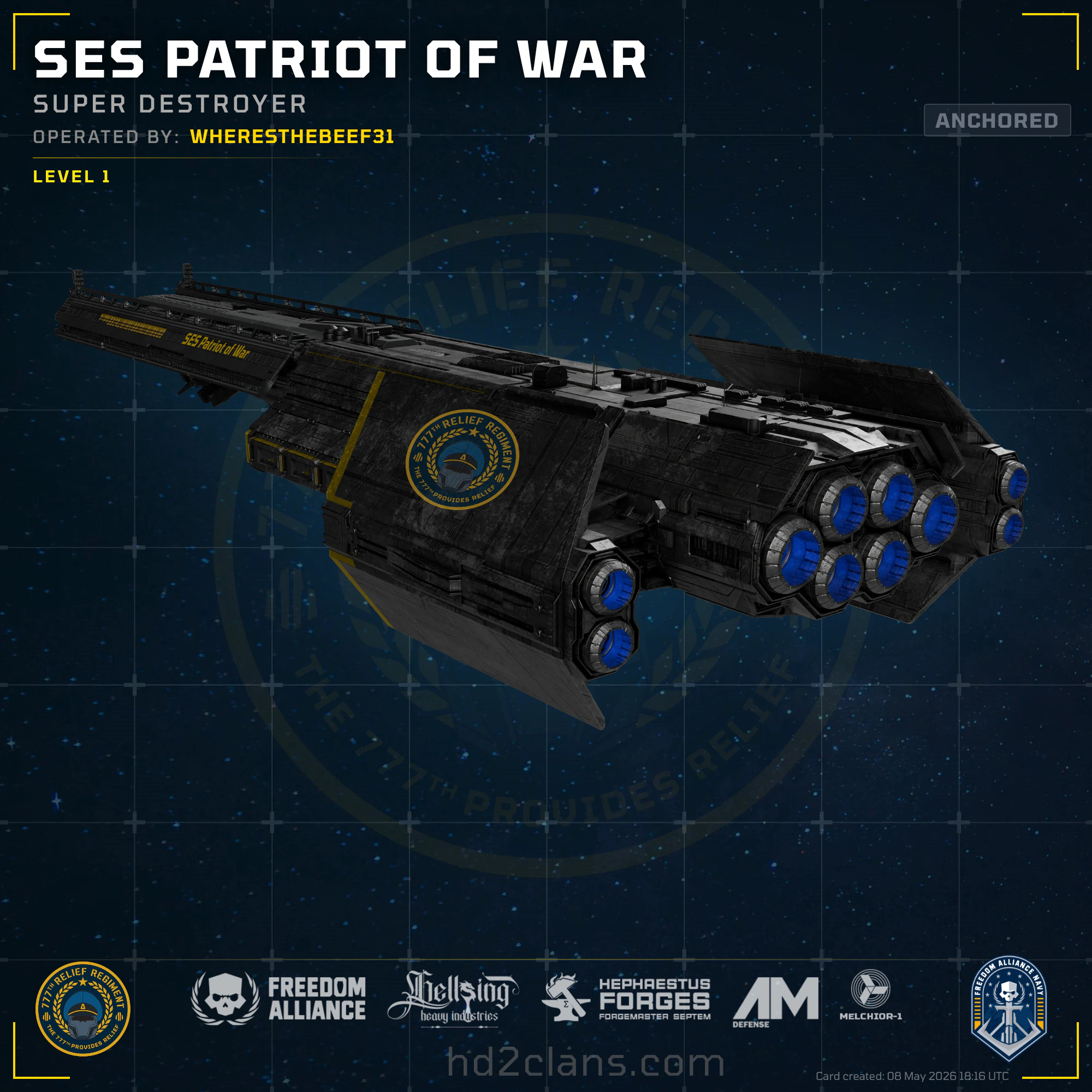 SES Patriot of War