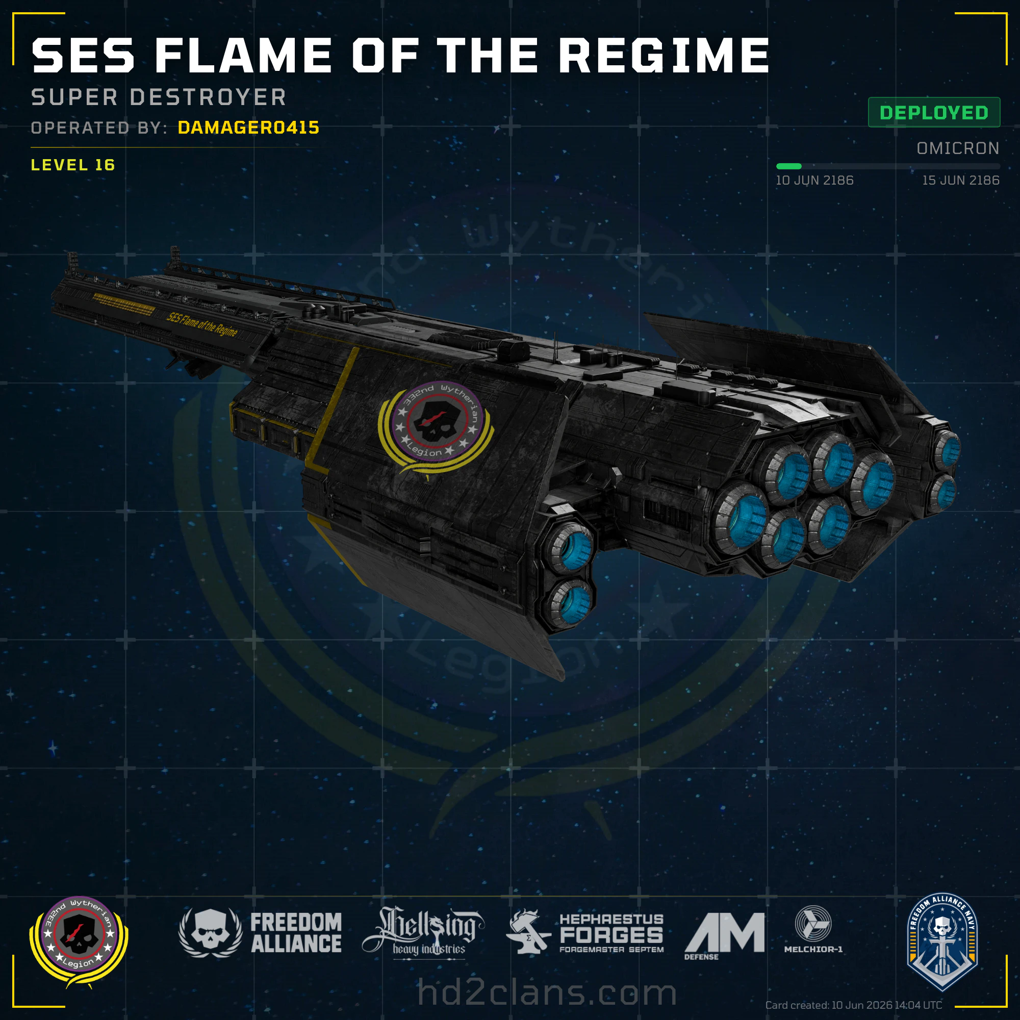 SES Flame of the Regime
