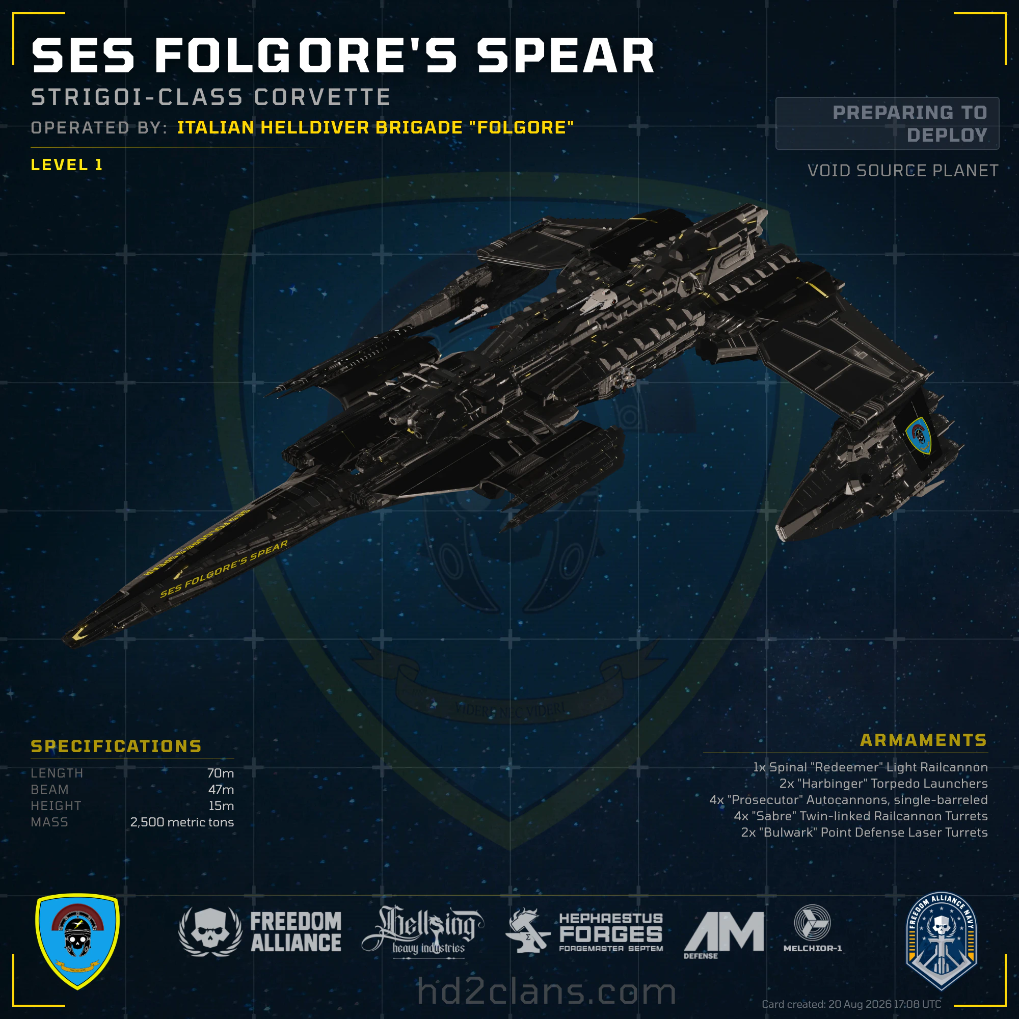 SES Folgore's Spear