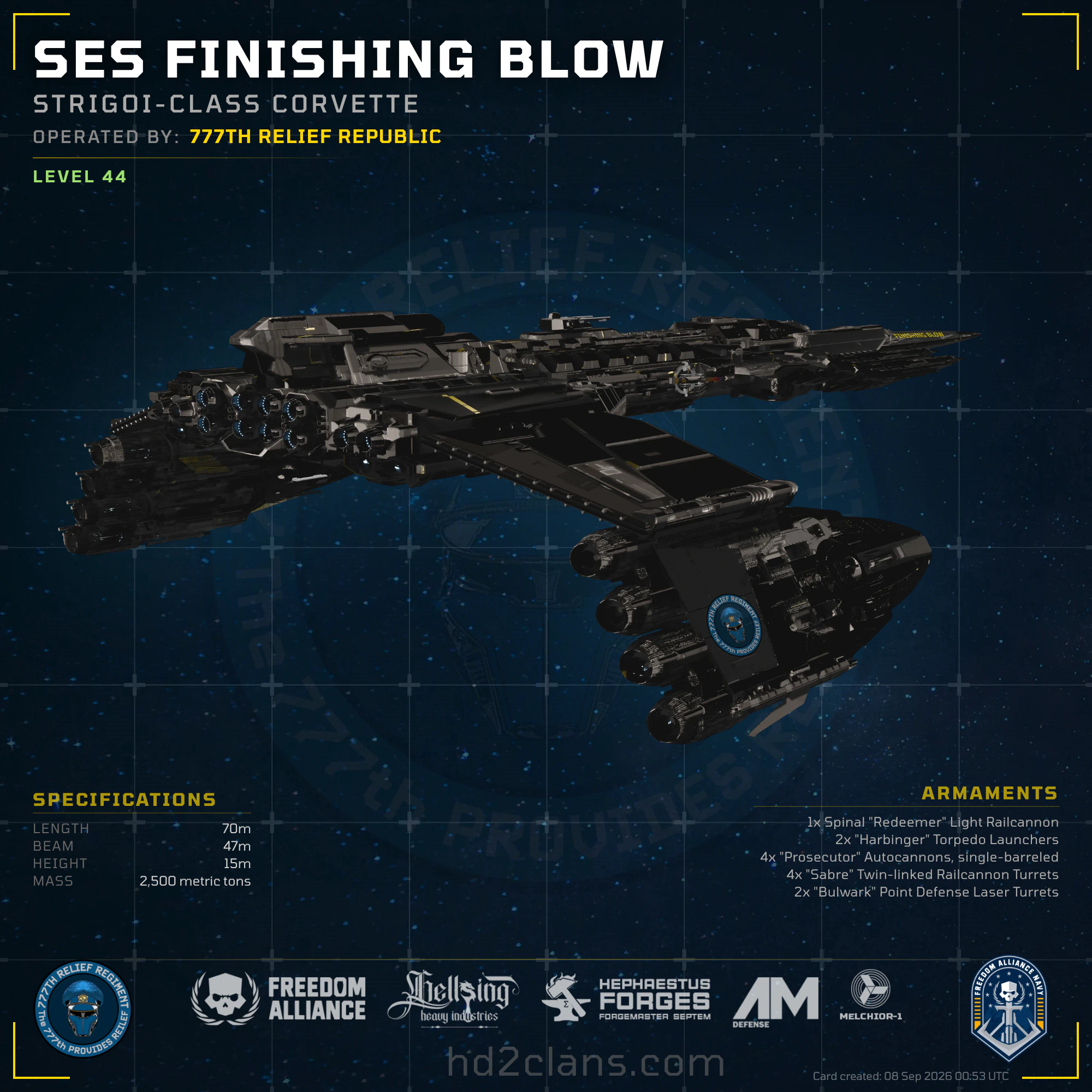 SES Finishing Blow