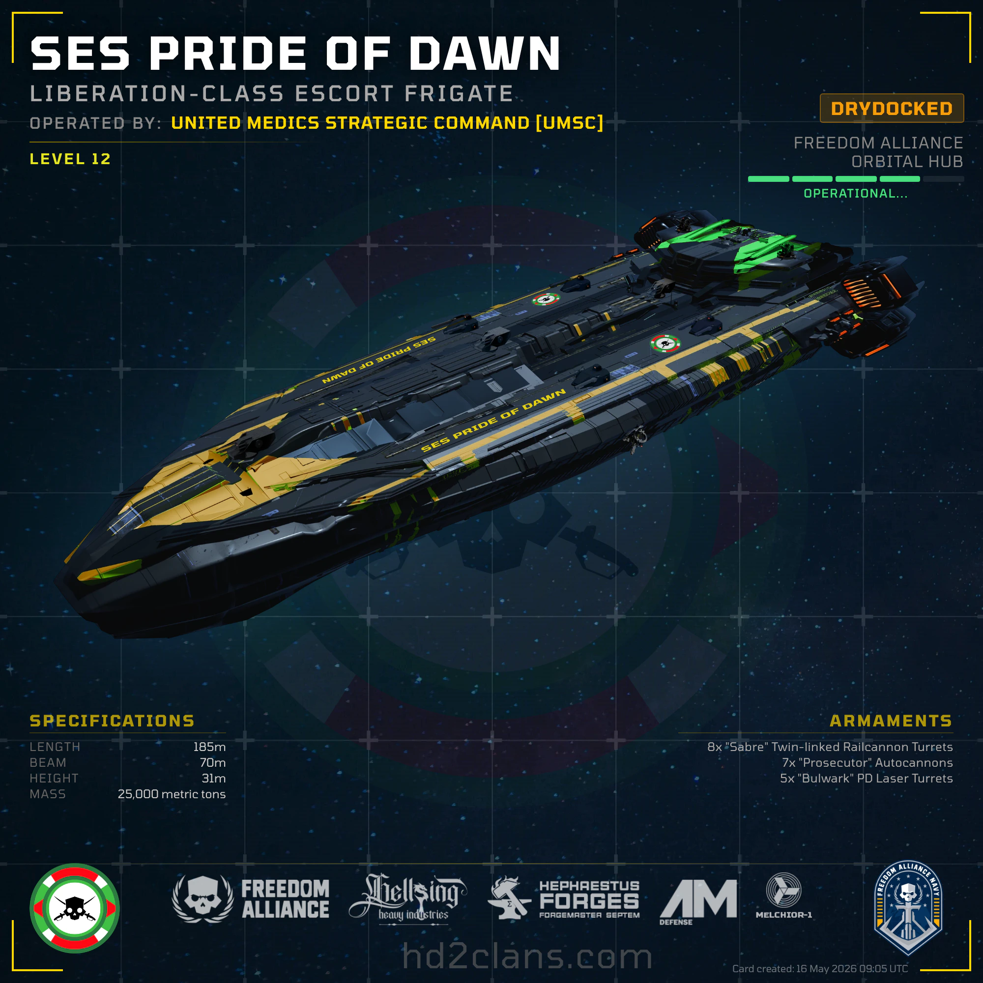 SES Pride of Dawn