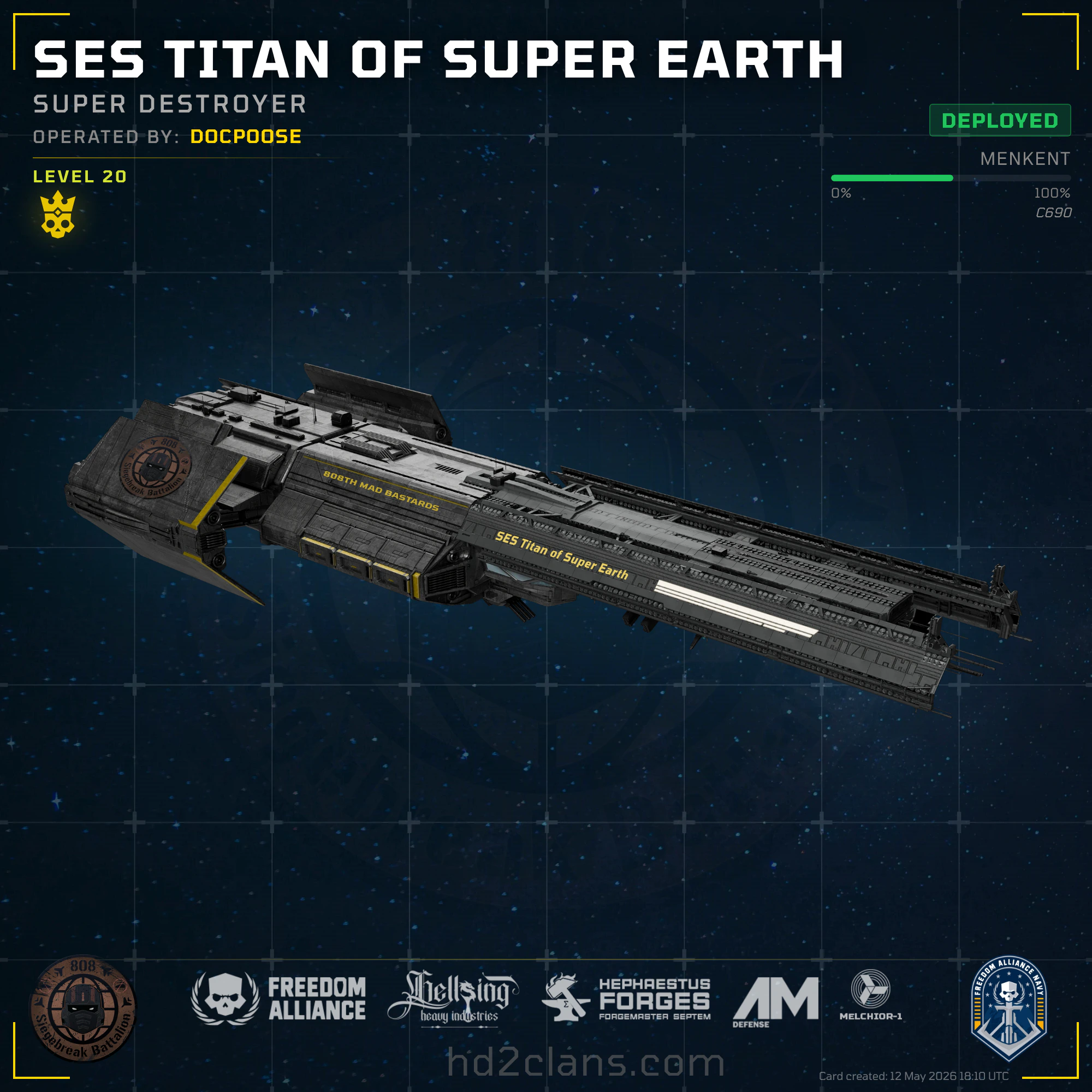 SES Titan of Super Earth
