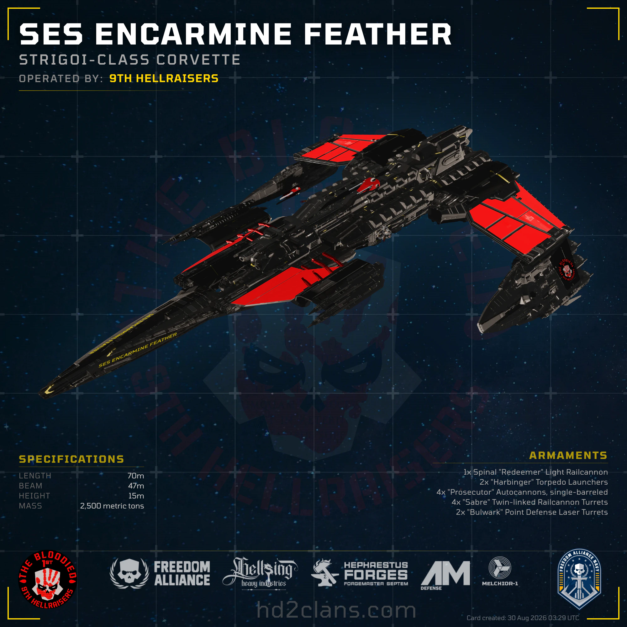 SES Encarmine Feather