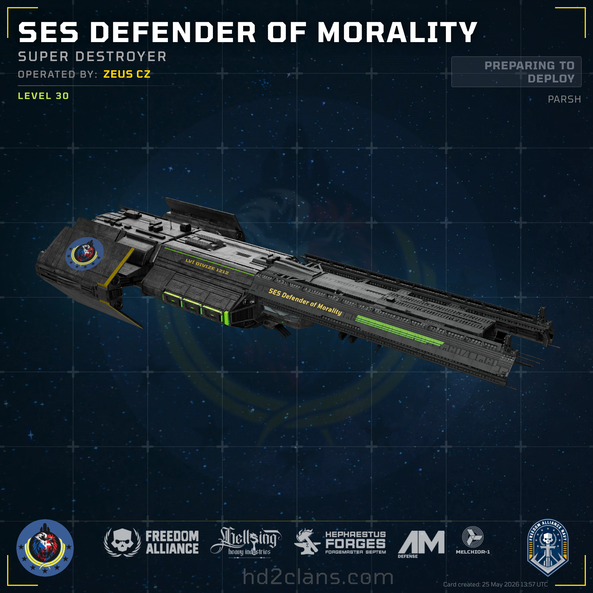 SES Defender of Morality