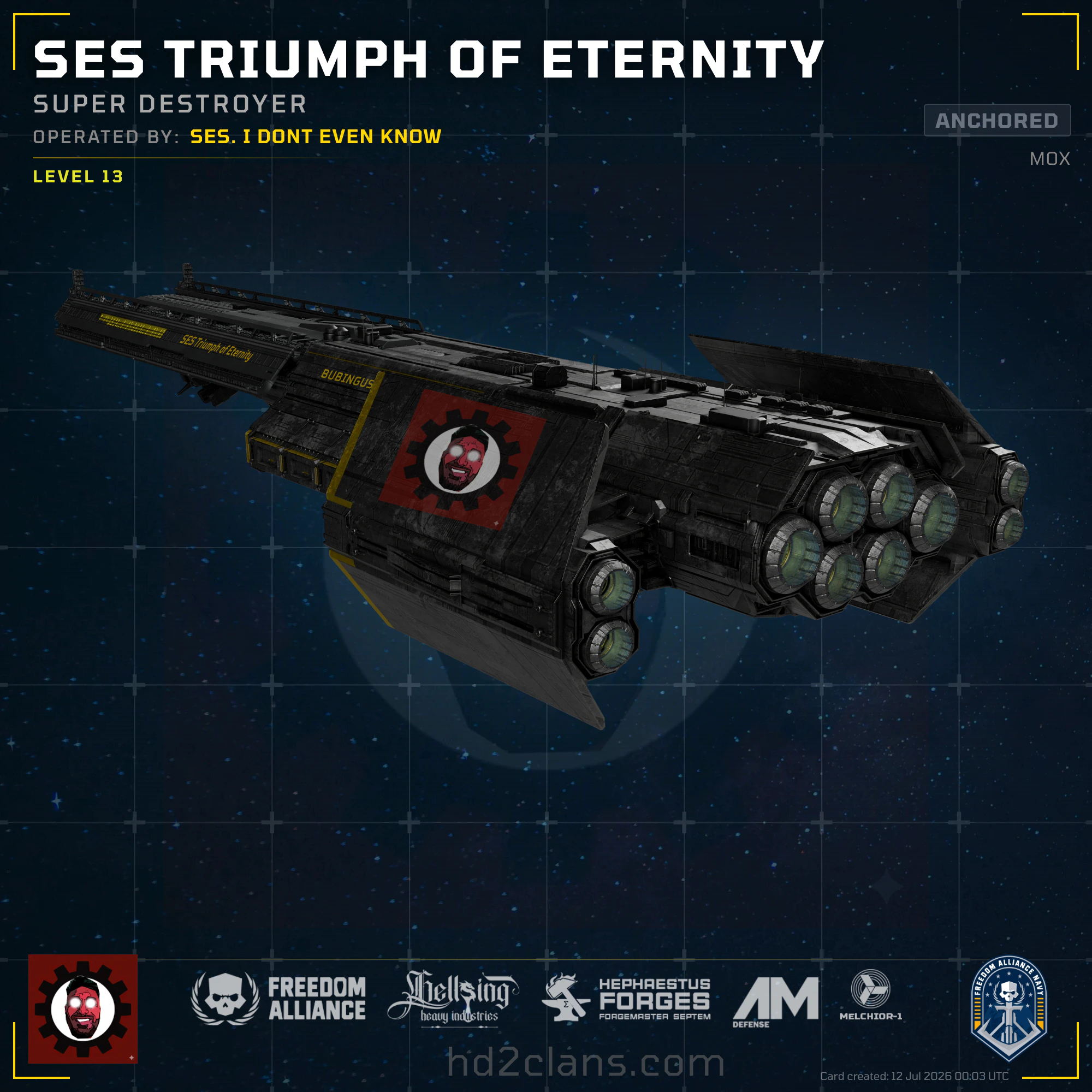 SES Triumph of Eternity