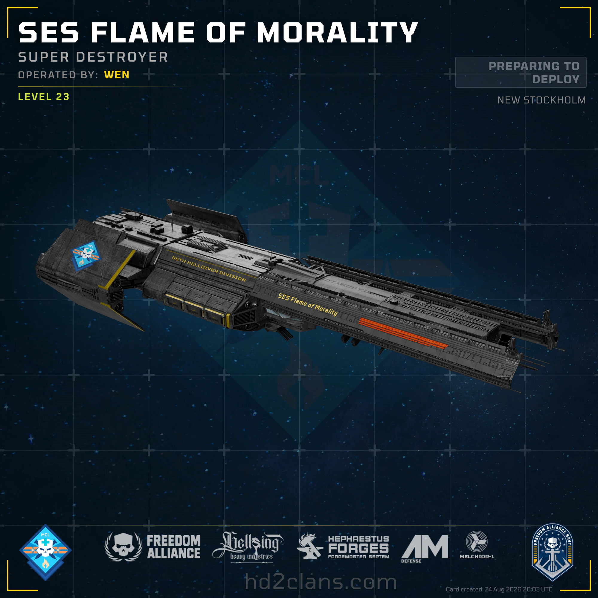 SES Flame of Morality