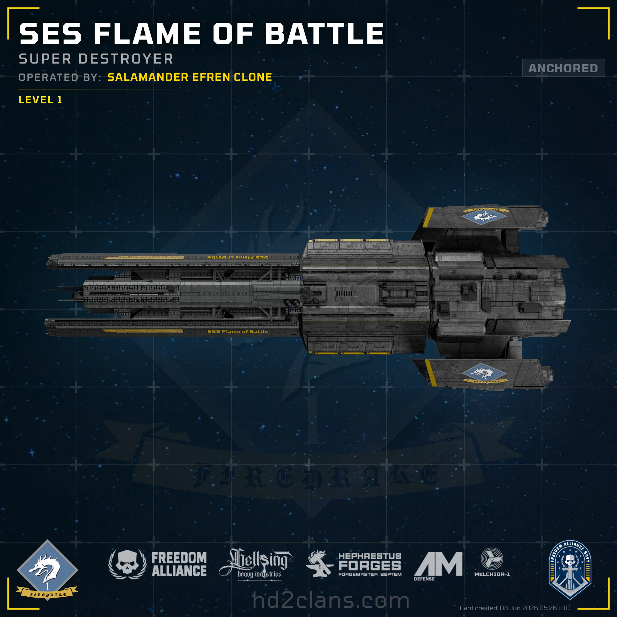 SES Flame of Battle