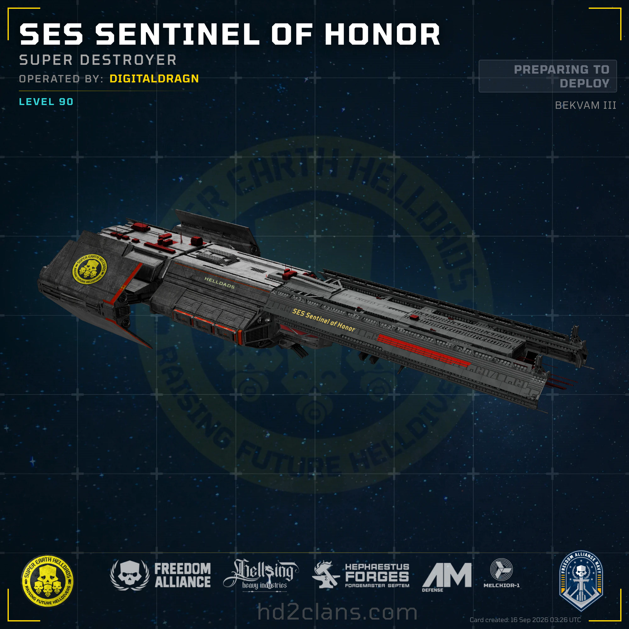 SES Sentinel of Honor