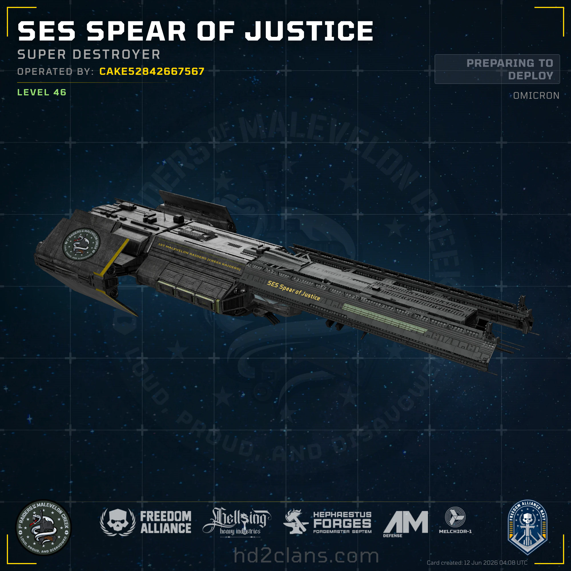 SES Spear of Justice