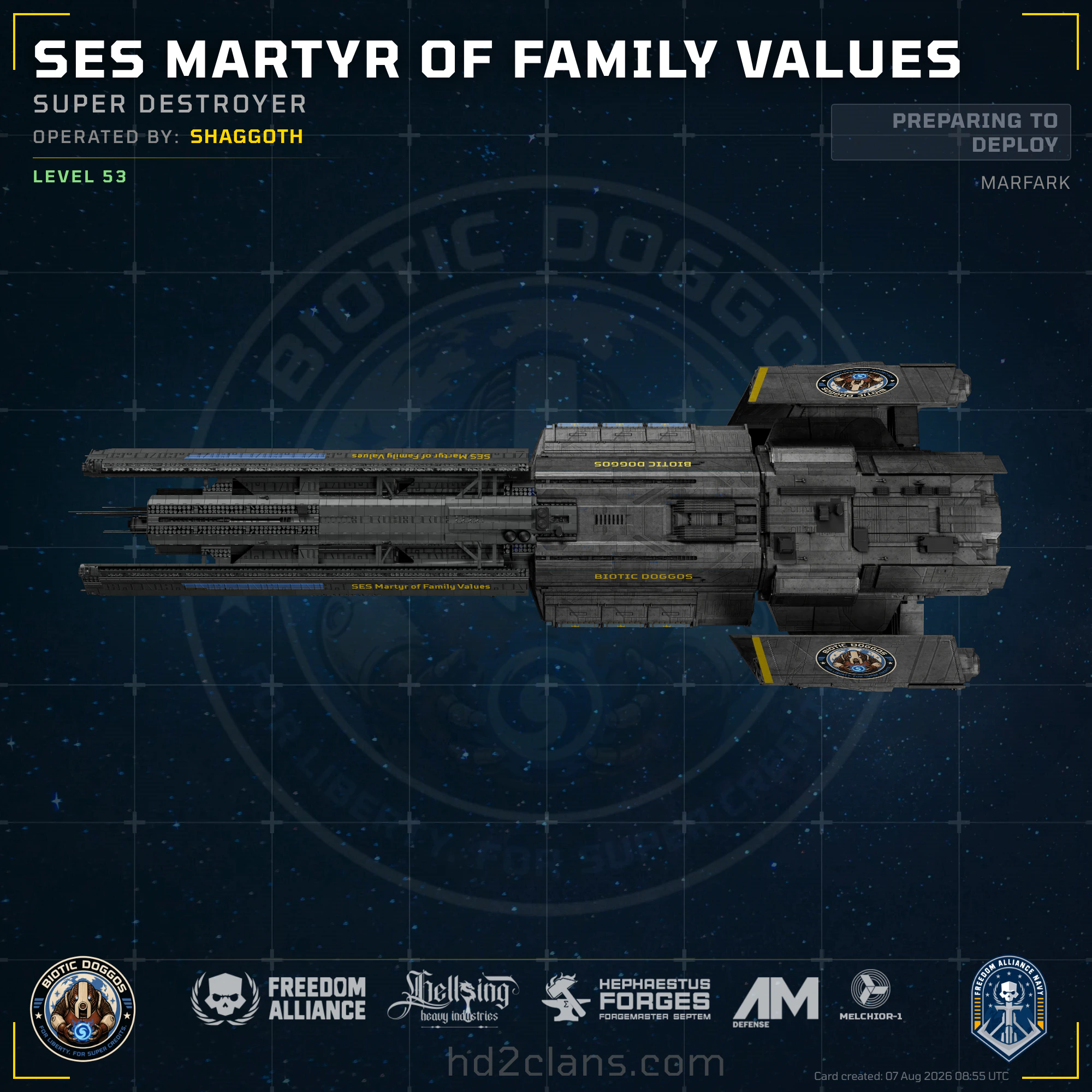 SES Martyr of Family Values