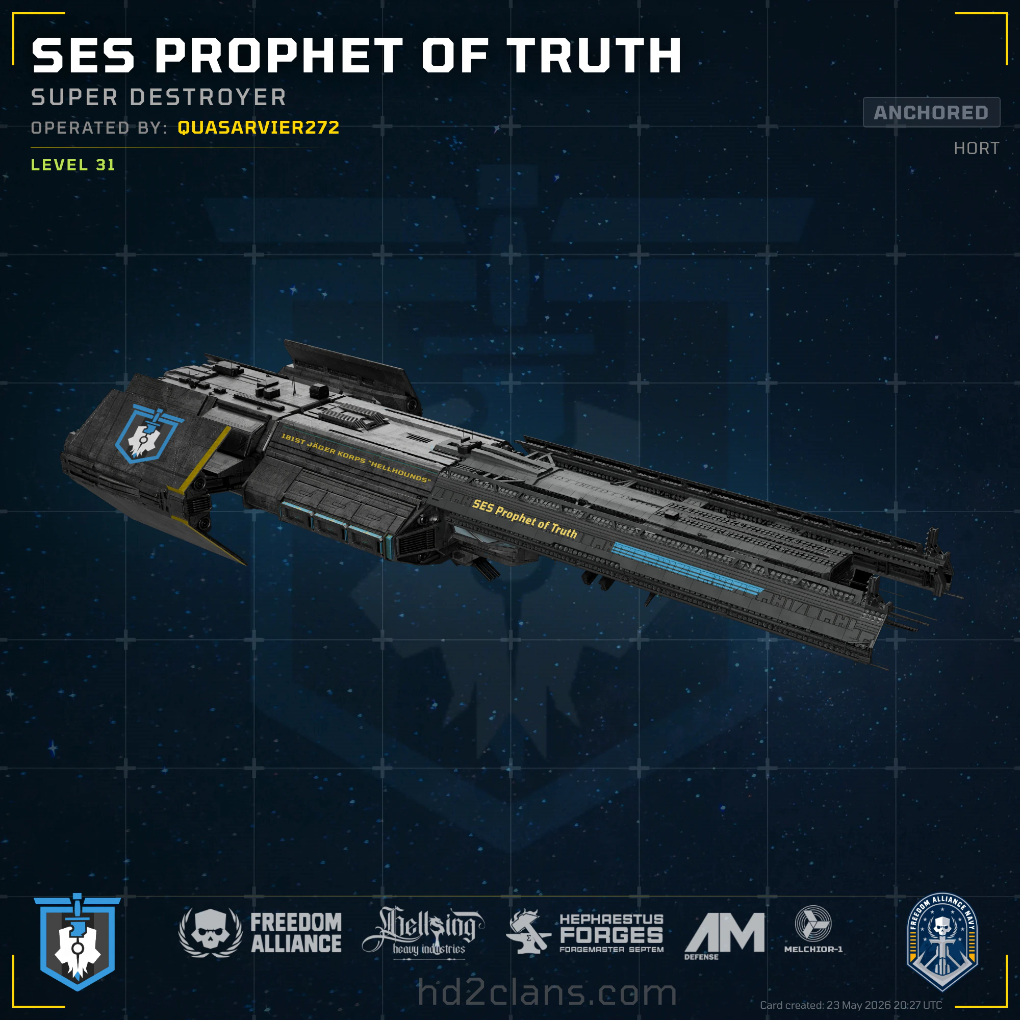 SES Prophet of Truth