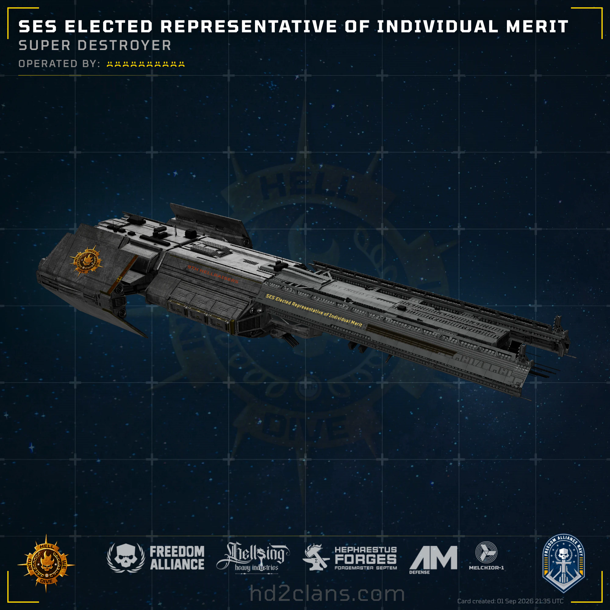 SES Elected Representative of Individual Merit