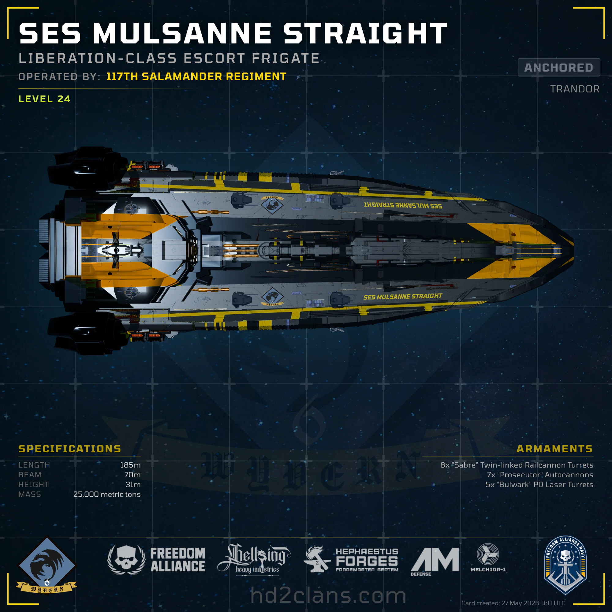 SES Mulsanne Straight