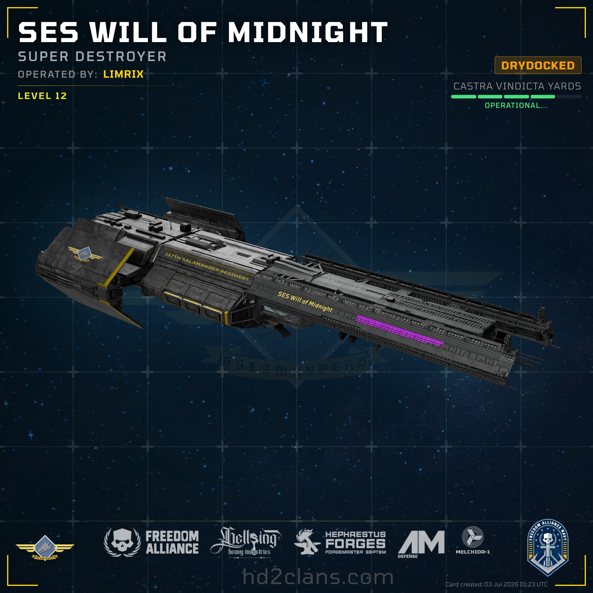 SES Will of Midnight