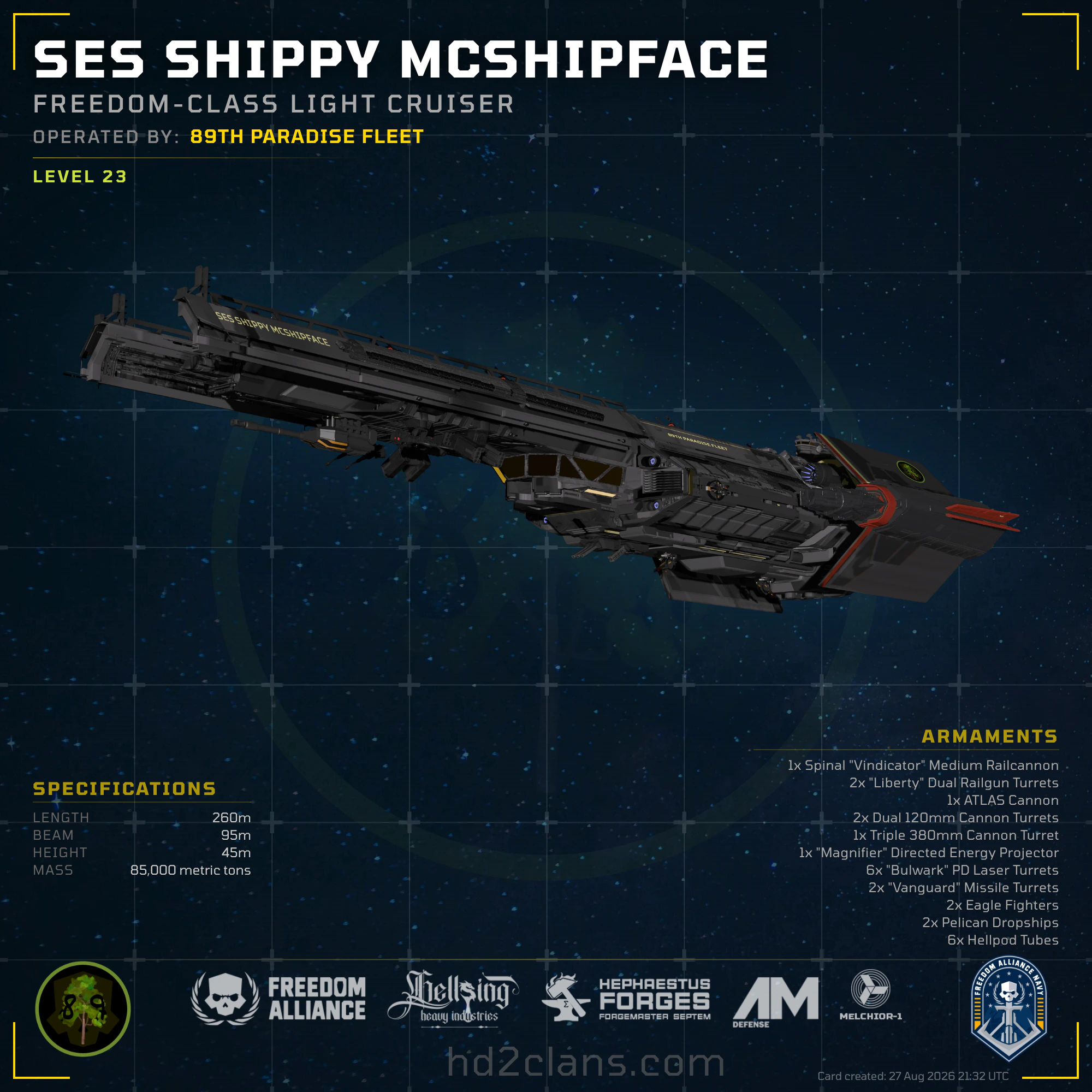 SES Shippy McShipFace