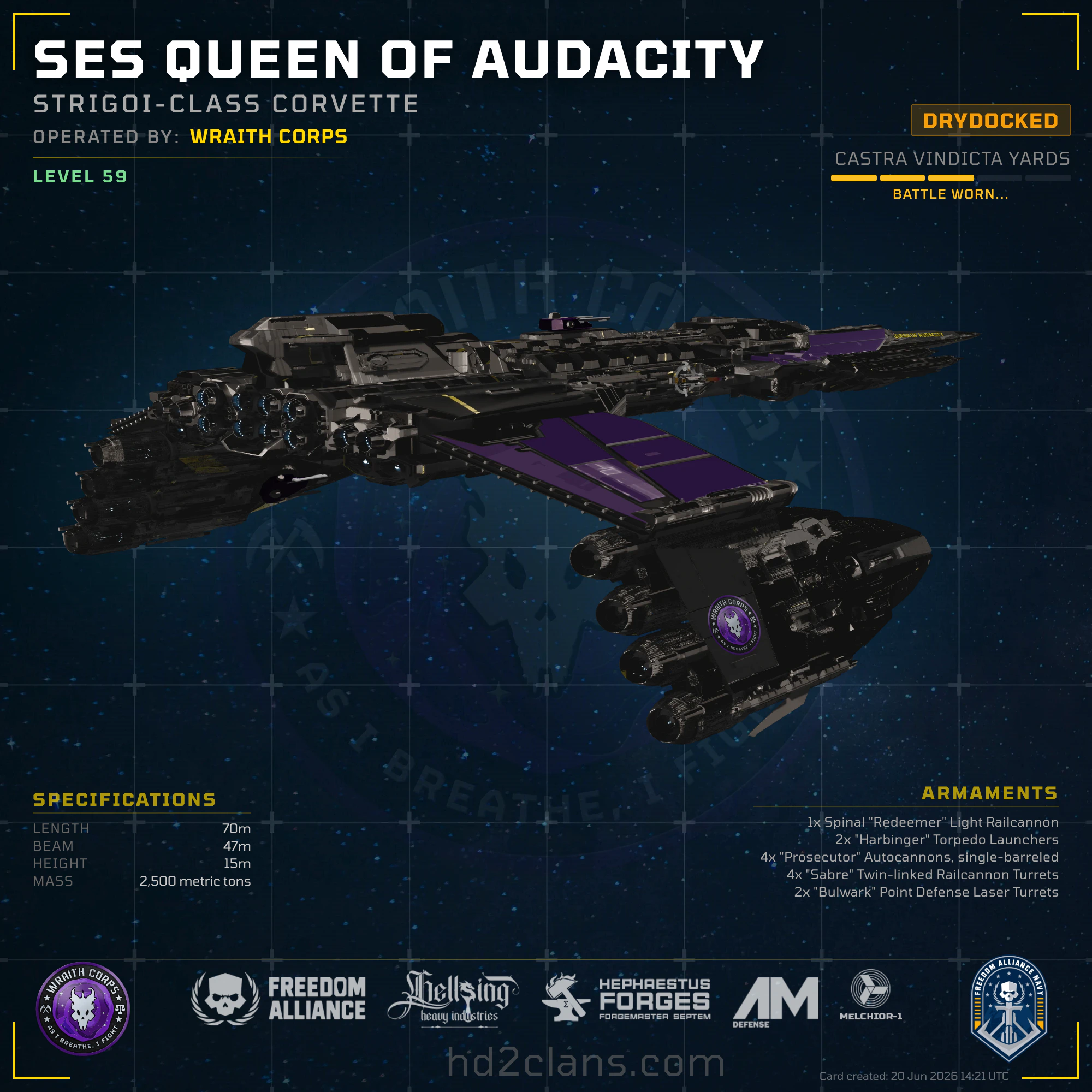 SES Queen of Audacity