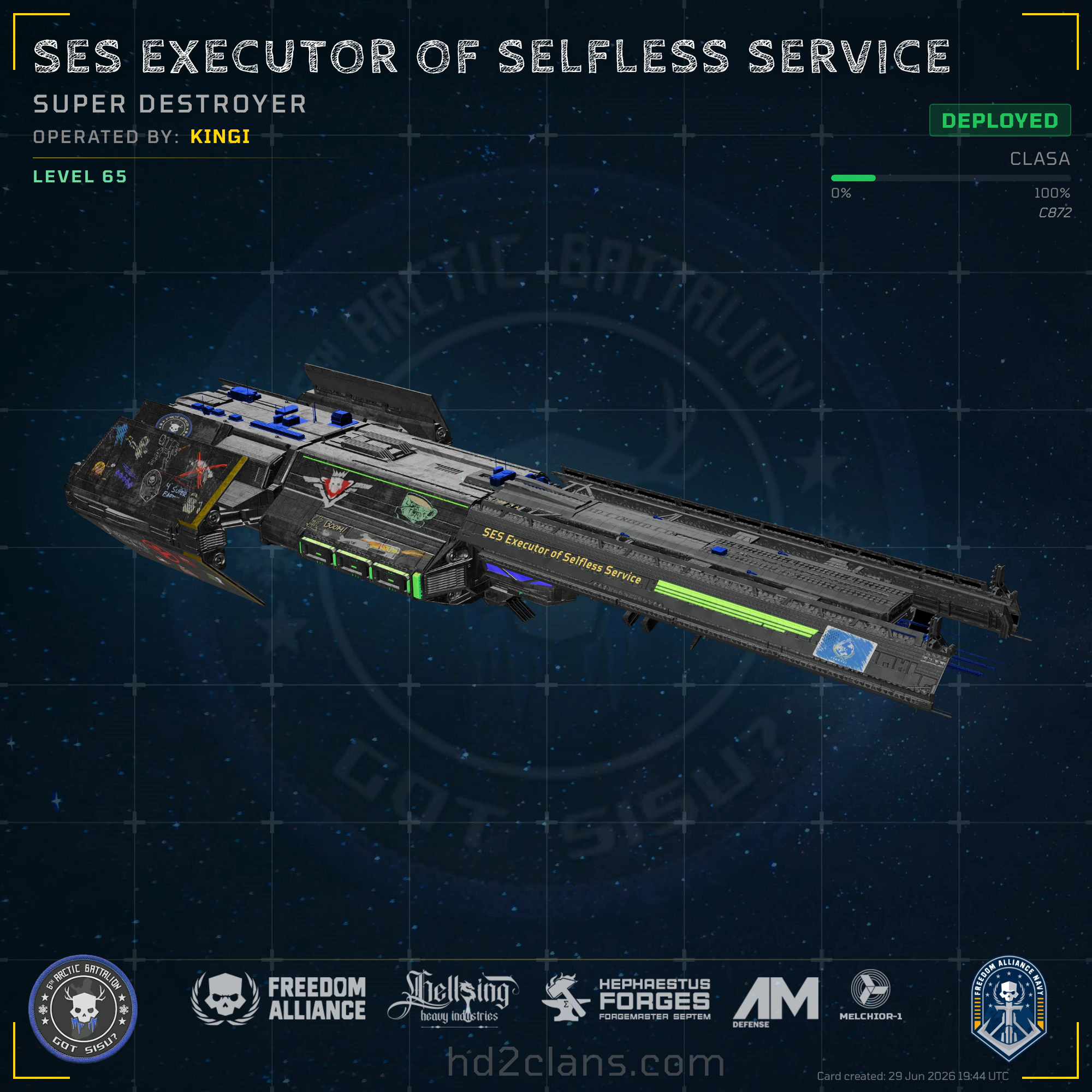 SES Executor of Selfless Service