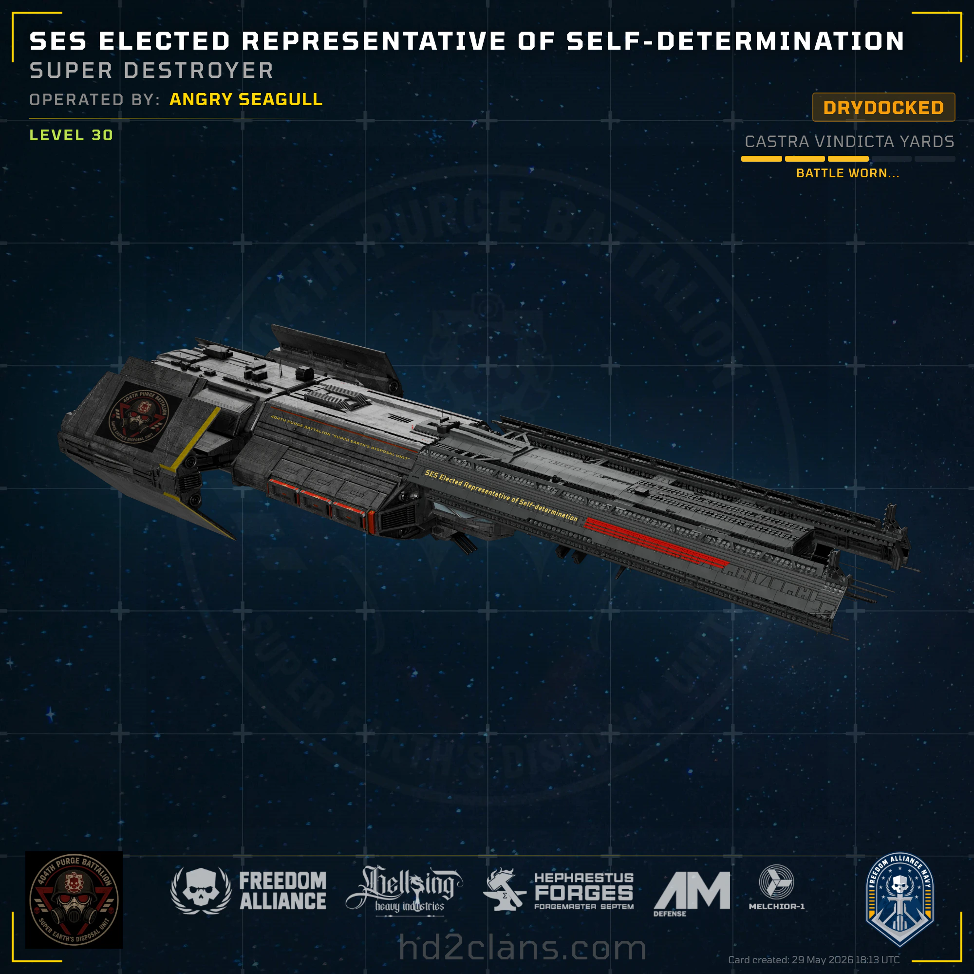 SES Elected Representative of Self-Determination
