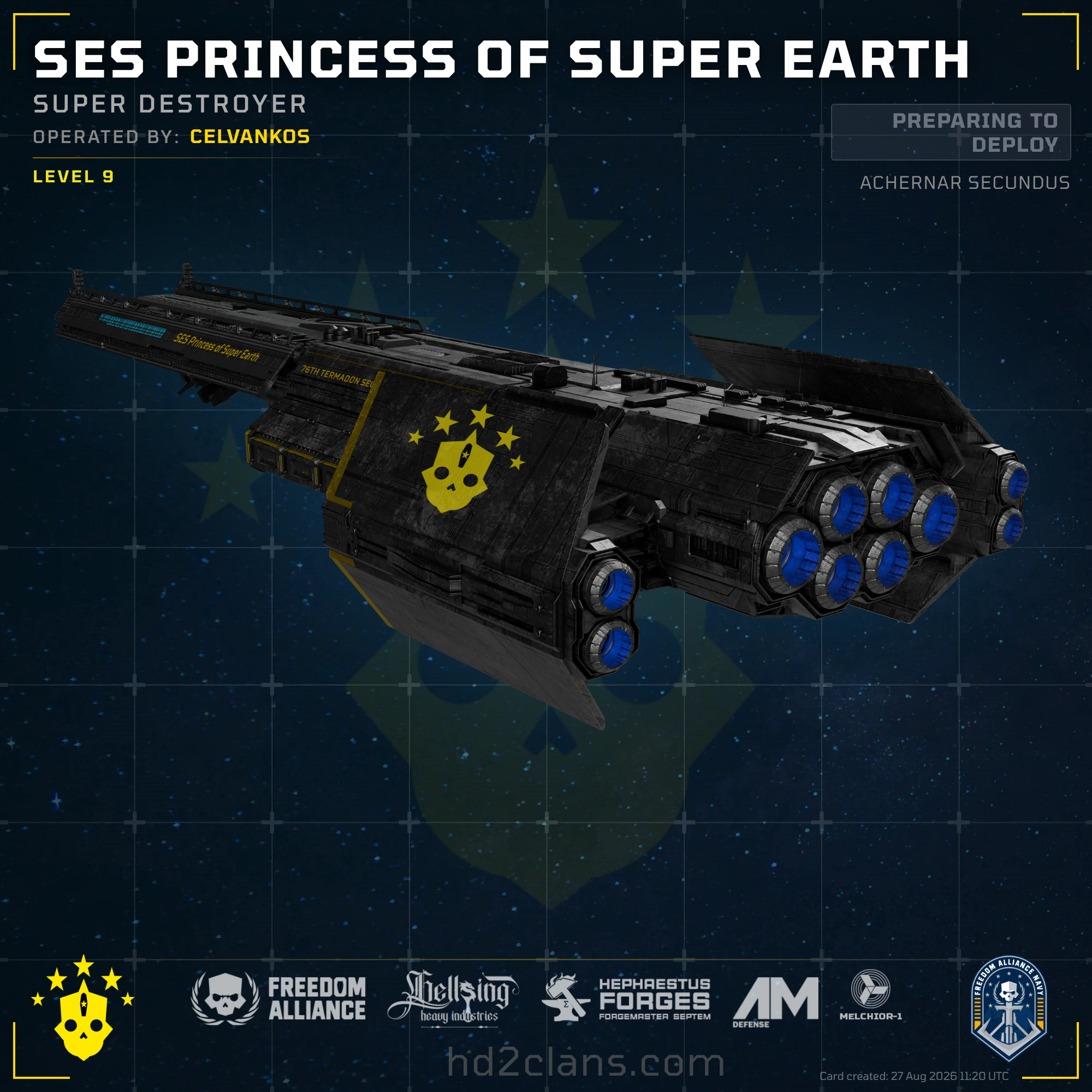 SES Princess of Super Earth