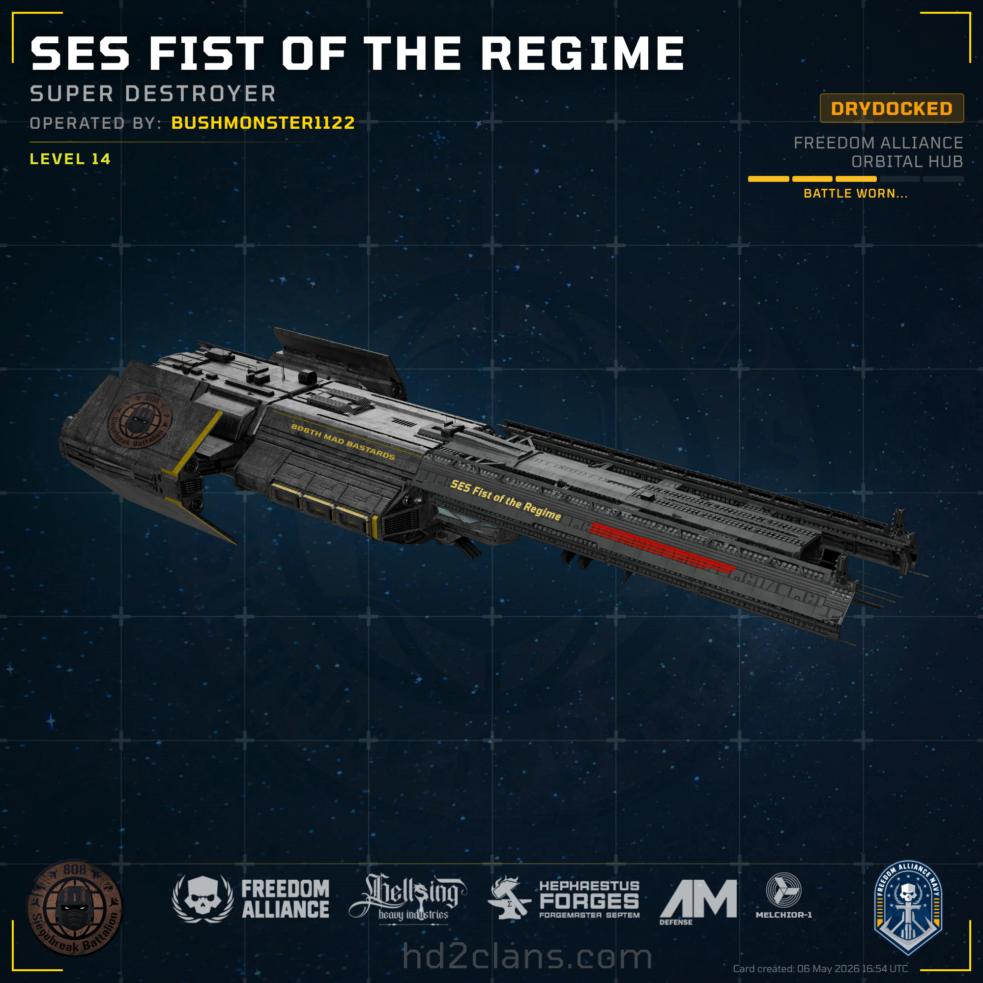 SES Fist of the Regime